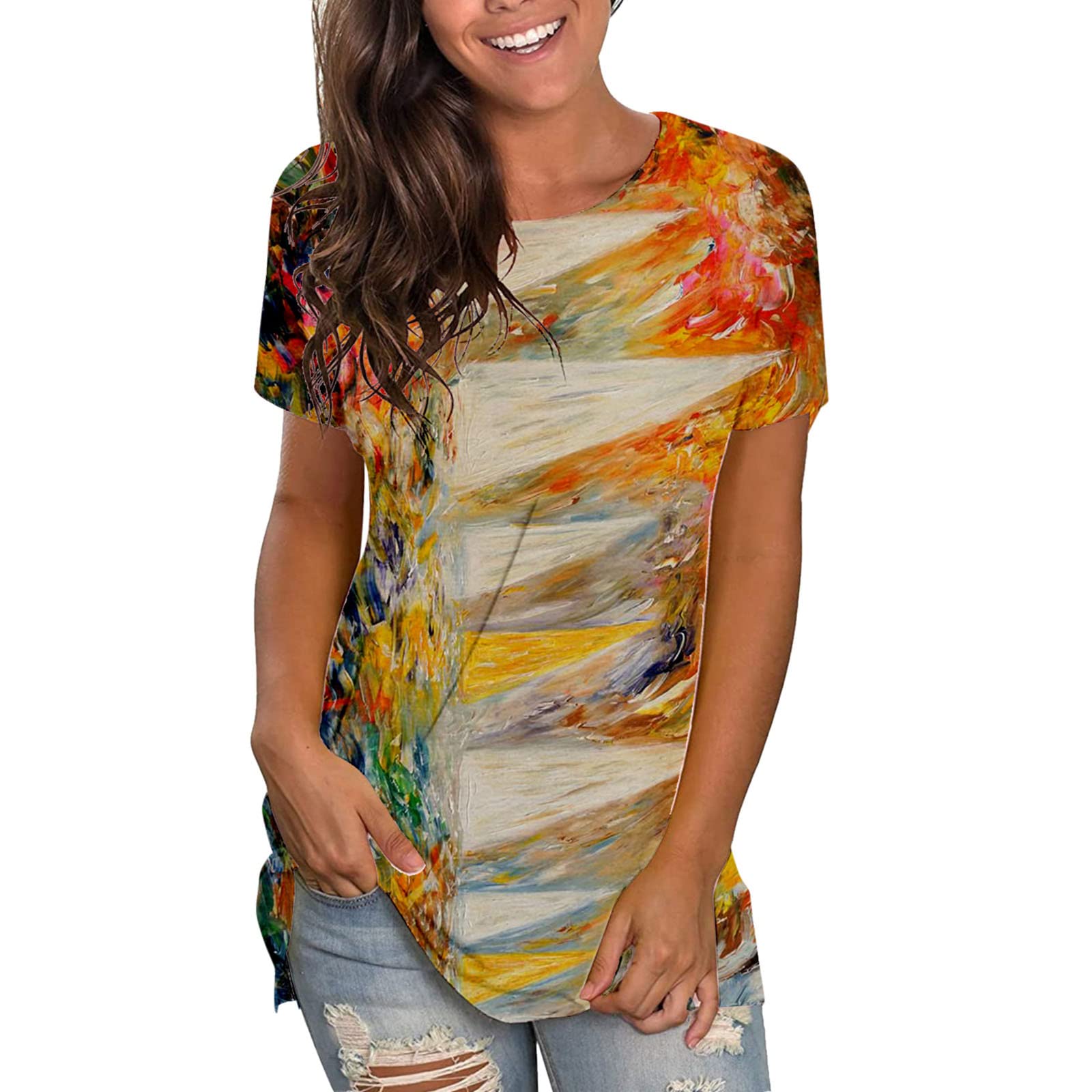 Women's Summer Tops - Elegant Bell Sleeve Blouses for Casual & Dressy Occasions | Flowy Sexy Tops for Beach, Party & Office Wear