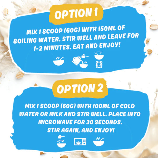 Applied Nutrition Critical Oats Protein Porridge 600g (10 Servings) - High Protein Oatmeal for Muscle Recovery & Weight Management | Perfect for Post-Workout, Breakfast & Healthy Snacking