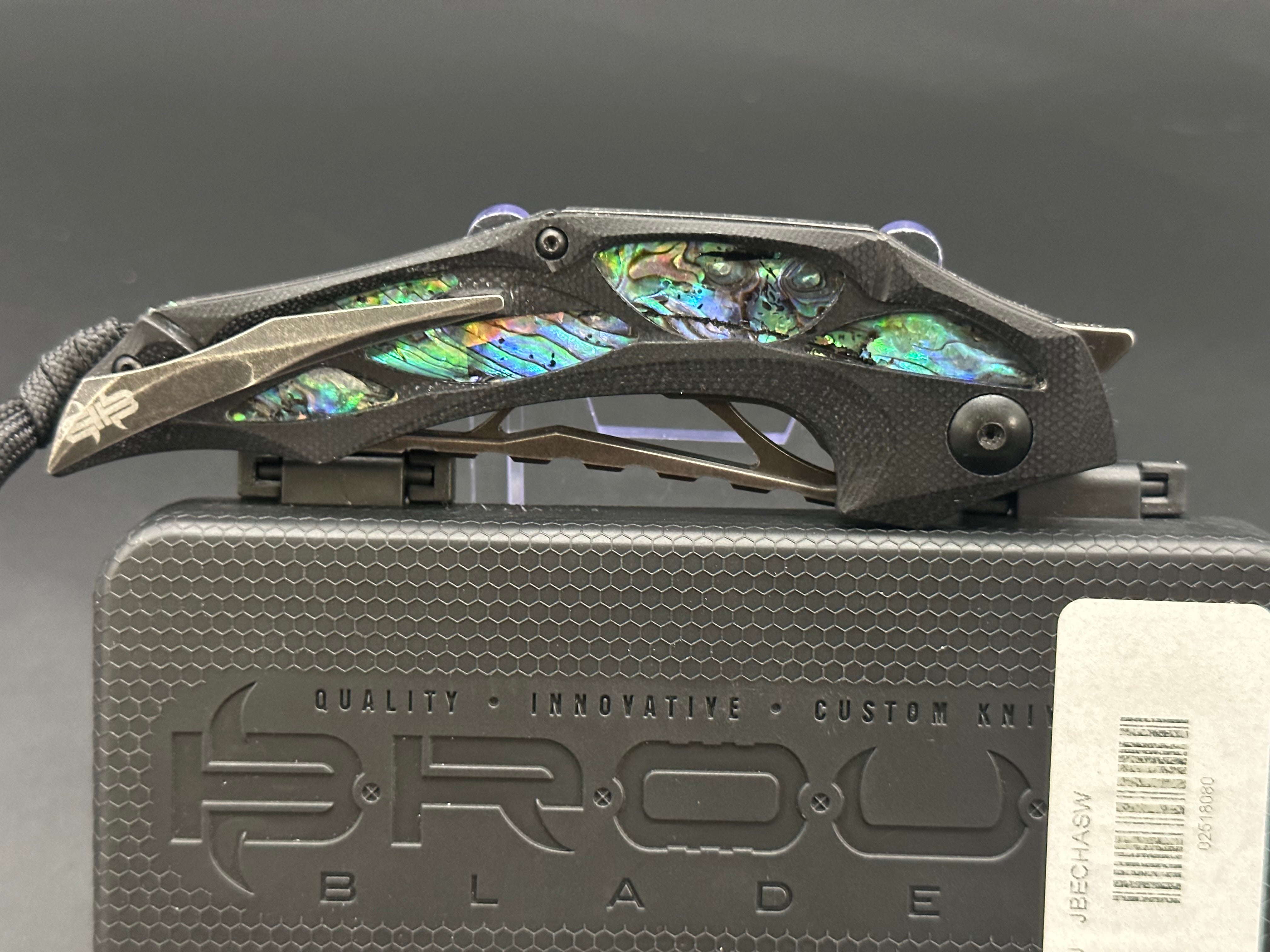 Brous Blades Elijah Isham Echelon Folding Knife - Premium Tactical Pocket Knife for Outdoor, Camping, and EDC Use