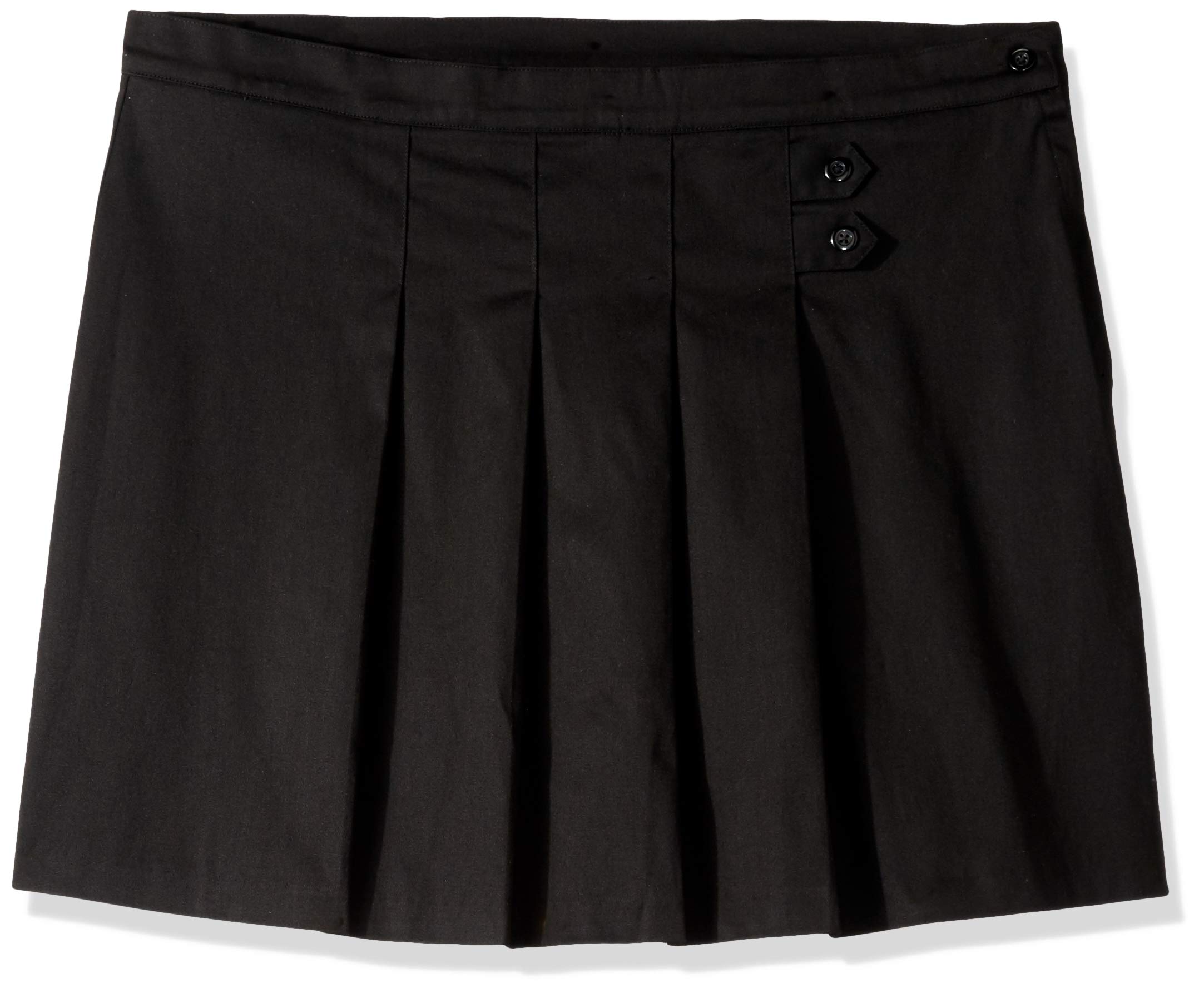 Women's Pleated Tab Scooter Skirt - Classic School Uniform for Girls | Perfect for Classroom, Private School & Dress Code Compliance