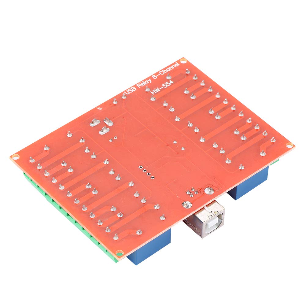 8-Channel 12V USB Relay Module for PC Control - Home Automation