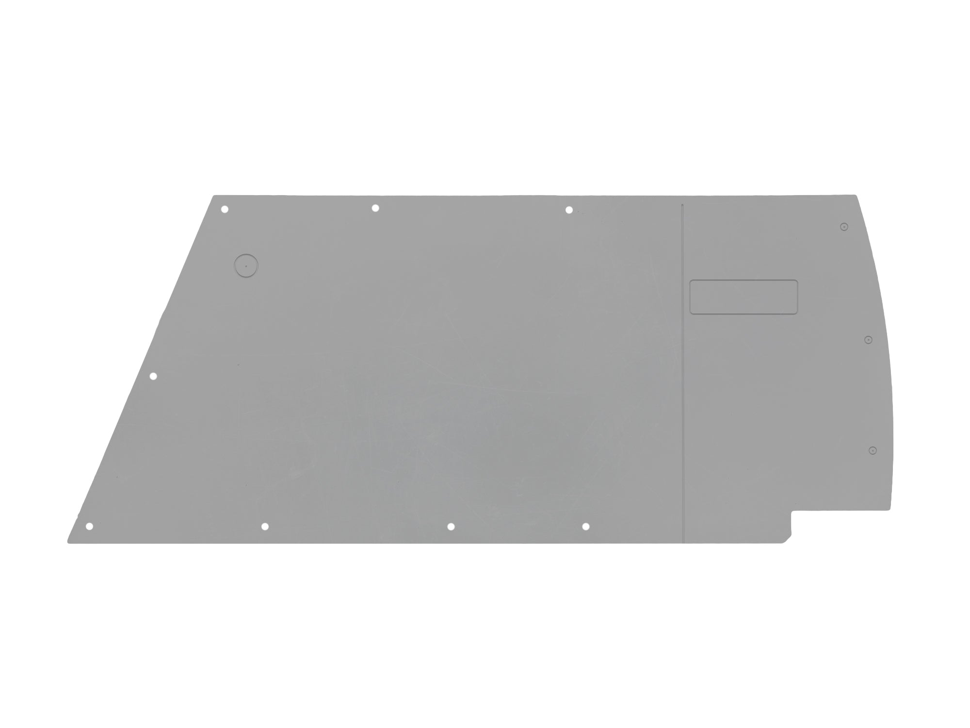 ABS Plastic Trim Panel - Left Rear Back Half for VW Vanagon (Non-Camper) | Durable Interior Replacement Part for Classic VW Van Restoration & Customization Projects