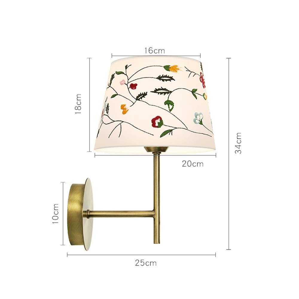 Nordic Modern Wall Sconce - E27 Fabric Wall Lamp for Living Room, Bedroom & Hotel Decor | Warm Reading Light & Night Lamp | Simple & Artistic Wall Mounted Lighting Fixture for Cozy Ambiance