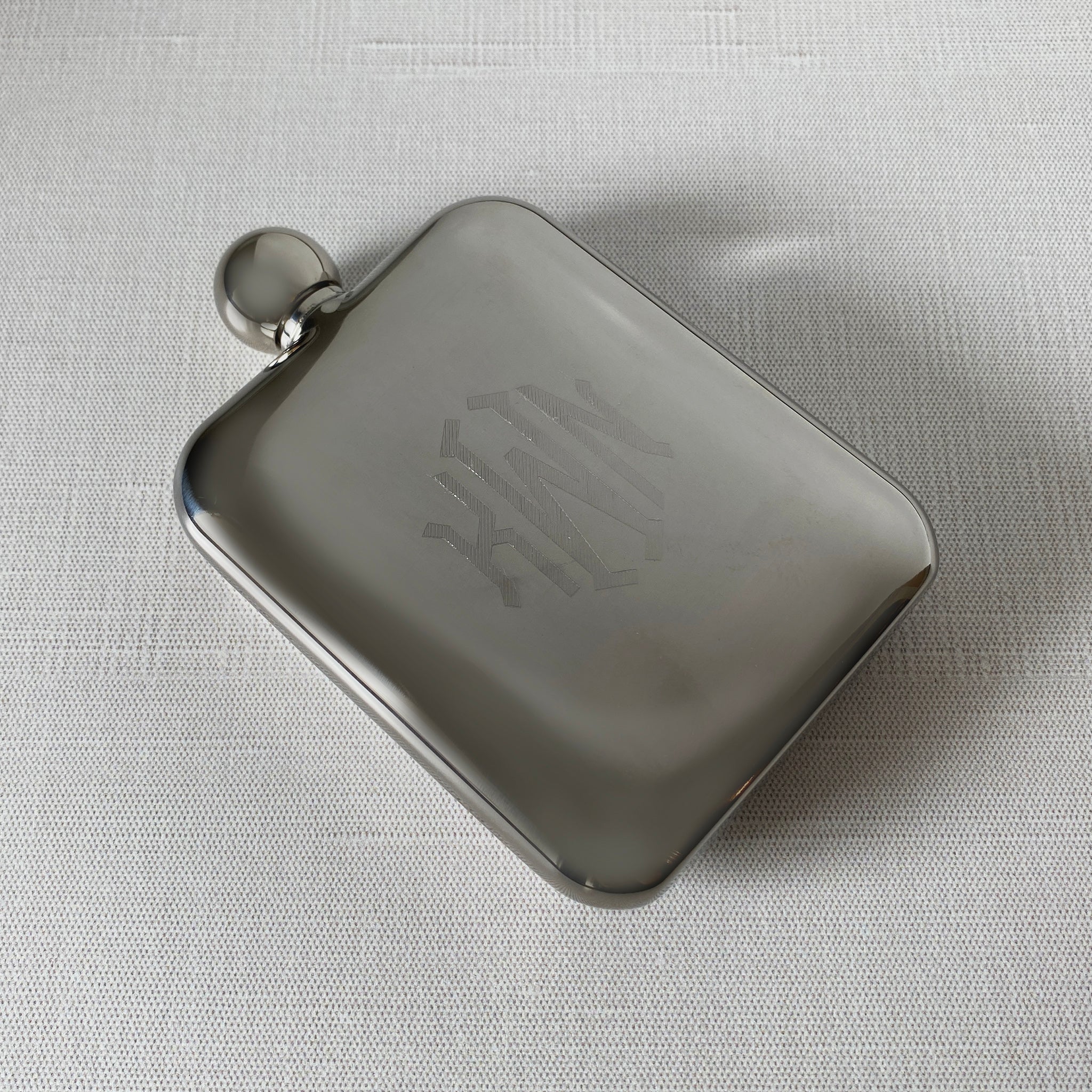 Premium 6oz Stainless Steel Mirror Finish Round Corner Flask - Durable & Stylish for Outdoor Camping, Hiking, and Travel