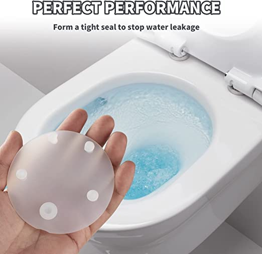 Taicols 3 Pack Silicone Toilet Tank Flapper Seal Gasket - Compatible with American Standard VorMax Series (3 Inch, No.7381424-100.0070A) - Durable Replacement for Leak-Free Bathroom Toilet Repair
