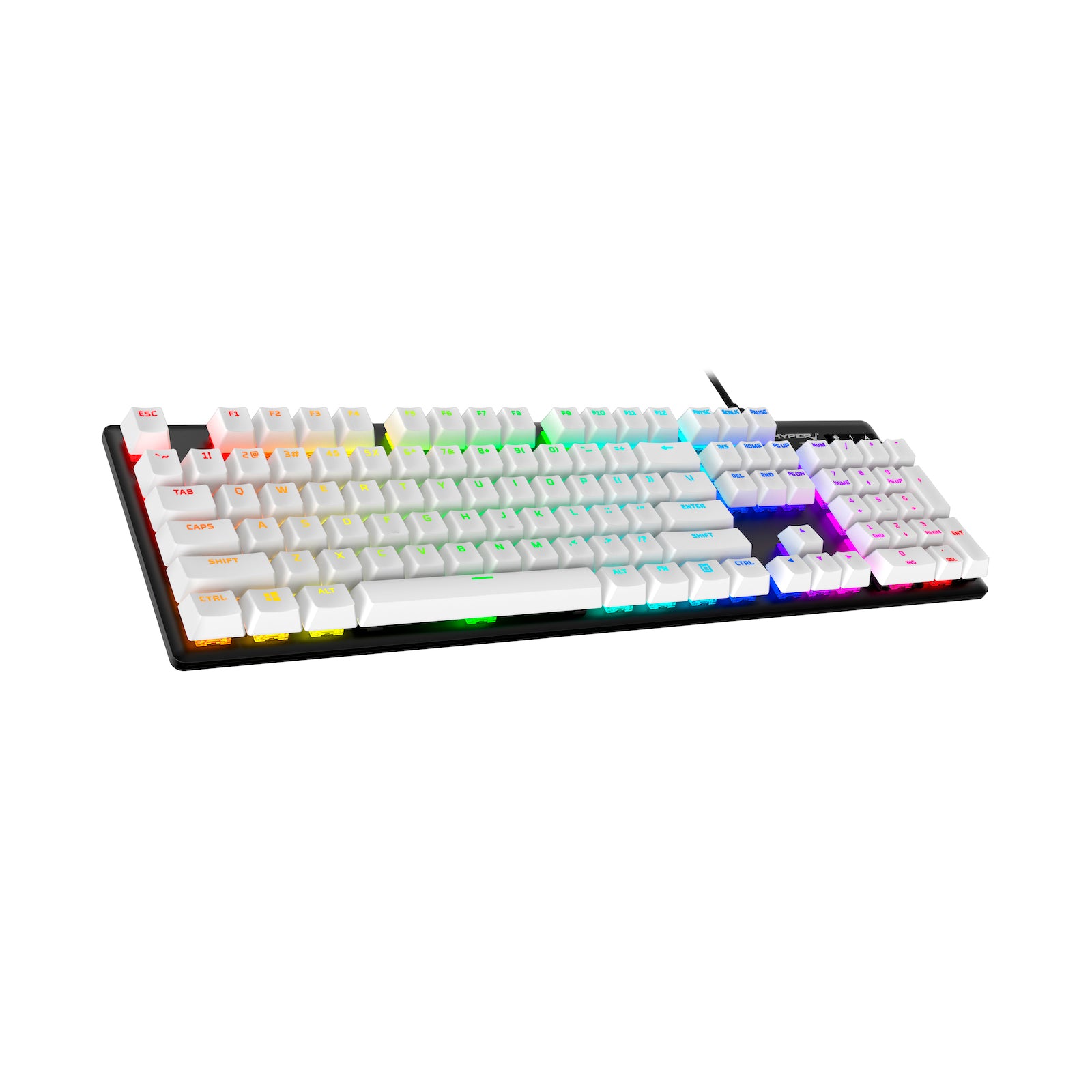 HyperX Full Key Set Keycaps - PBT Double-Shot Keycaps for Mechanical Keyboards - Perfect for Gaming, Typing, and Office Work