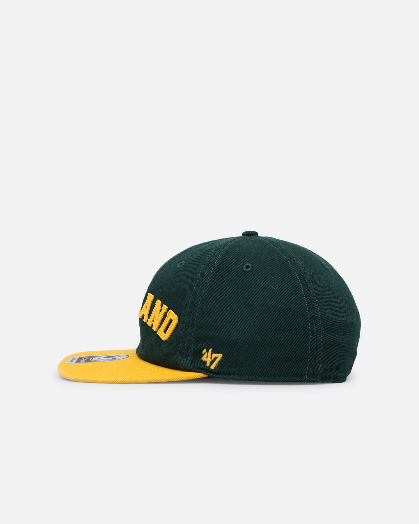 47 Brand Oakland Athletics Legacy 47 Captain RL Snapback Hat - Dark Green Baseball Cap for Men, Women | Perfect for Game Day, Sports Events & Casual Wear