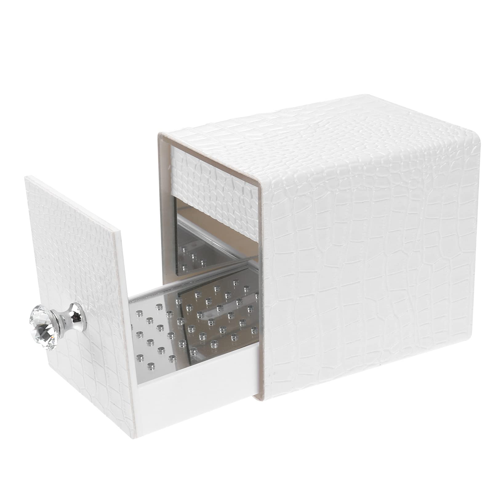 1pc Acrylic Nail Drill Bit Holder Box - Portable Nail Art Grinding Drill Stand with Storage Container for Nail Art Supplies | Perfect for Nail Salons, Home Manicures & Professional Nail Technicians