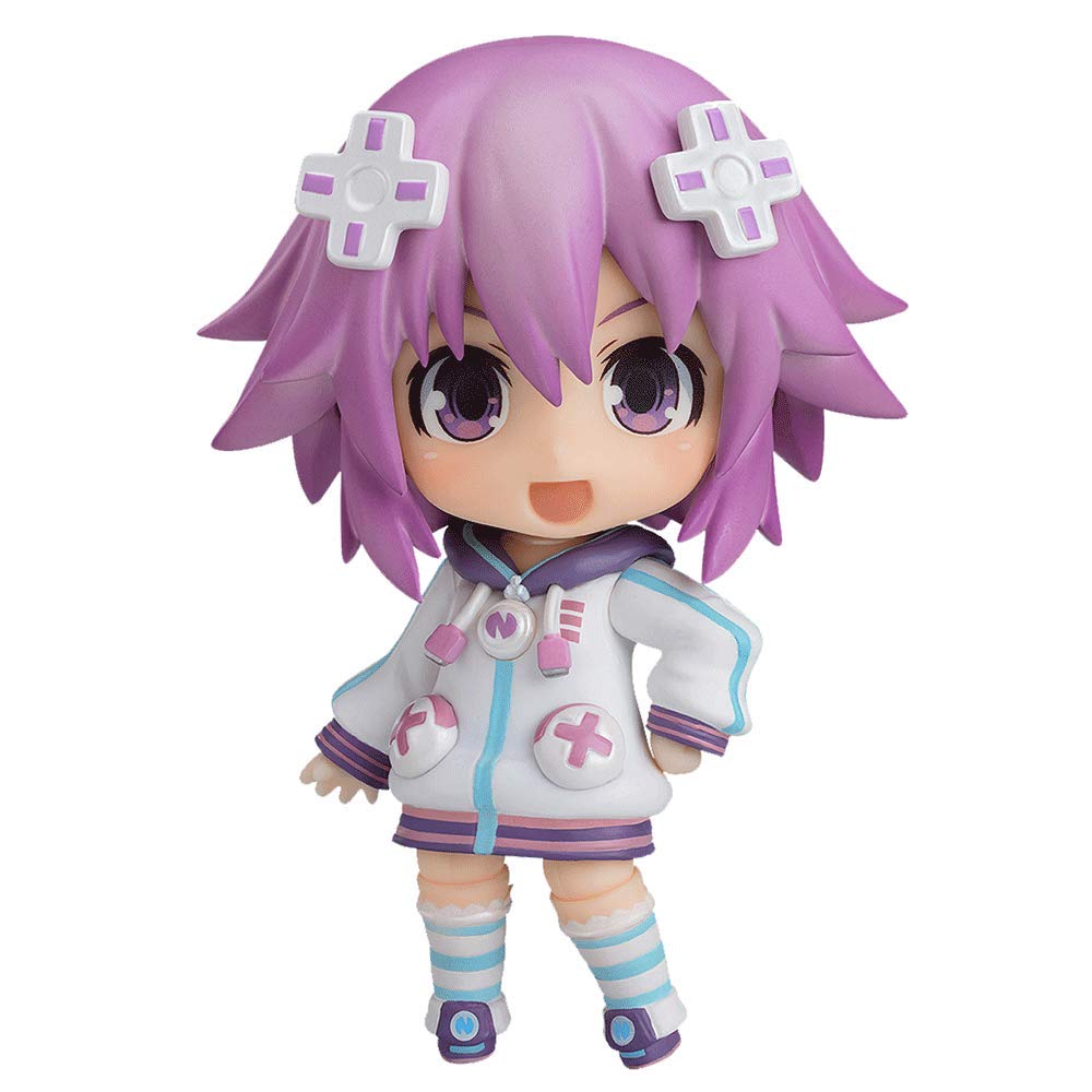 Hyperdimension Neptunia Neptune Q Version Action Figure - 3.9 Inch Anime PVC Model with Multiple Accessories | Collectible Nendoroid Doll for Gamers & Anime Fans | Perfect Gift for Birthday, Christmas & Home Decoration