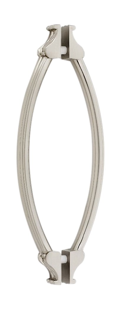 G1476-8-SN Fiore Traditional Back-To-Back Cabinet Pull, Satin Nickel Finish - Perfect for Kitchen Cabinets, Bathroom Vanities & Furniture Hardware