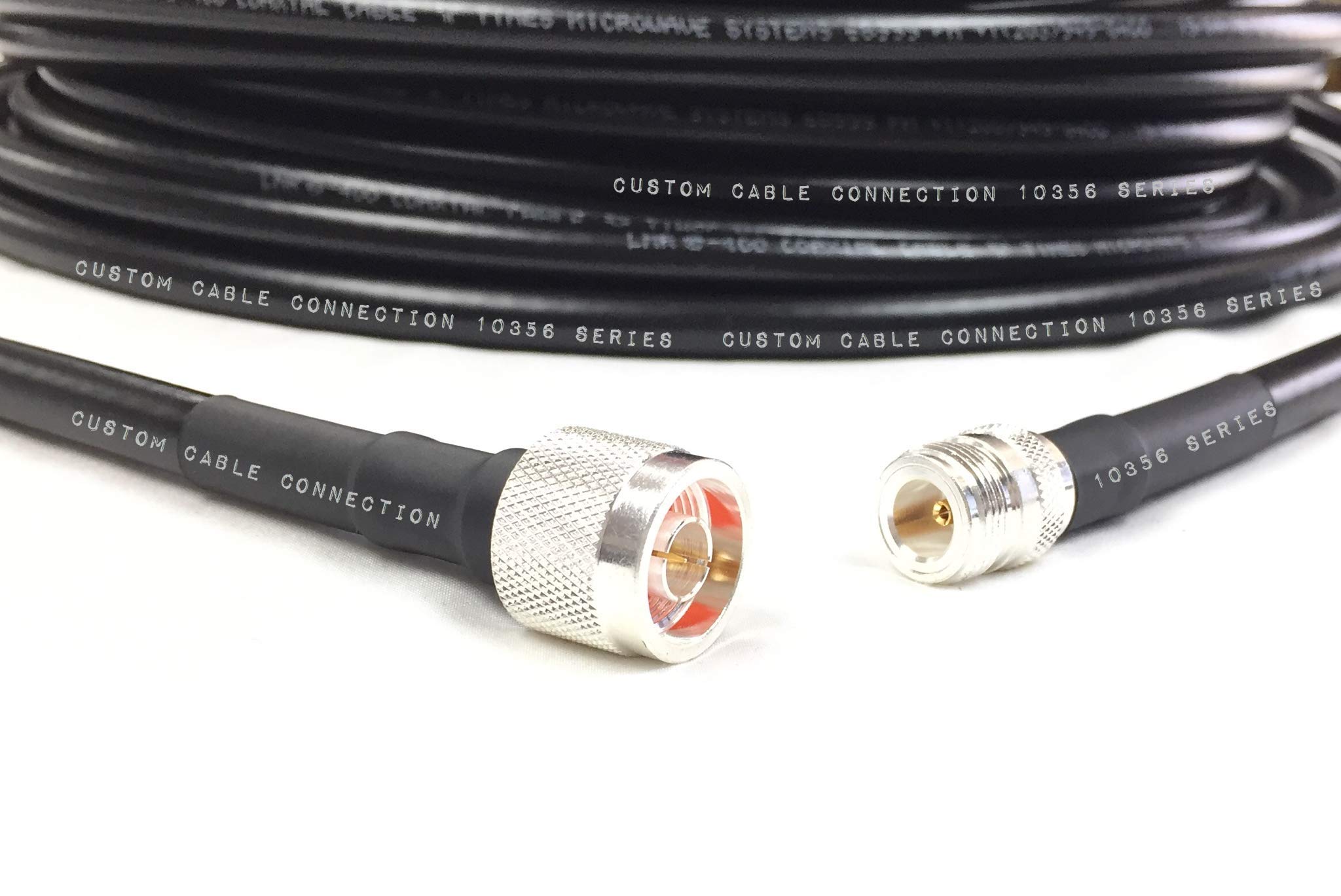 3ft LMR-400 Coaxial Cable N Male to N Female 50 Ohm Low Loss RF Extension - Perfect for Ham Radio, CB Radio, WiFi Antennas, WLAN & Wireless Feed Lines | Durable Outdoor/Indoor Use for Signal Boosting & Long-Distance Transmission