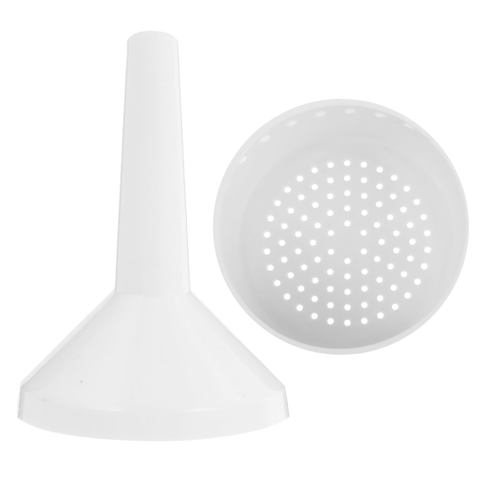 Premium Polypropylene Buchner Funnel for Laboratory Filtration - Durable Chemistry Filter Funnel with Long Stem for Efficient Vacuum Filtration | Ideal for Chemistry Labs, Scientific Research & Educational Experiments