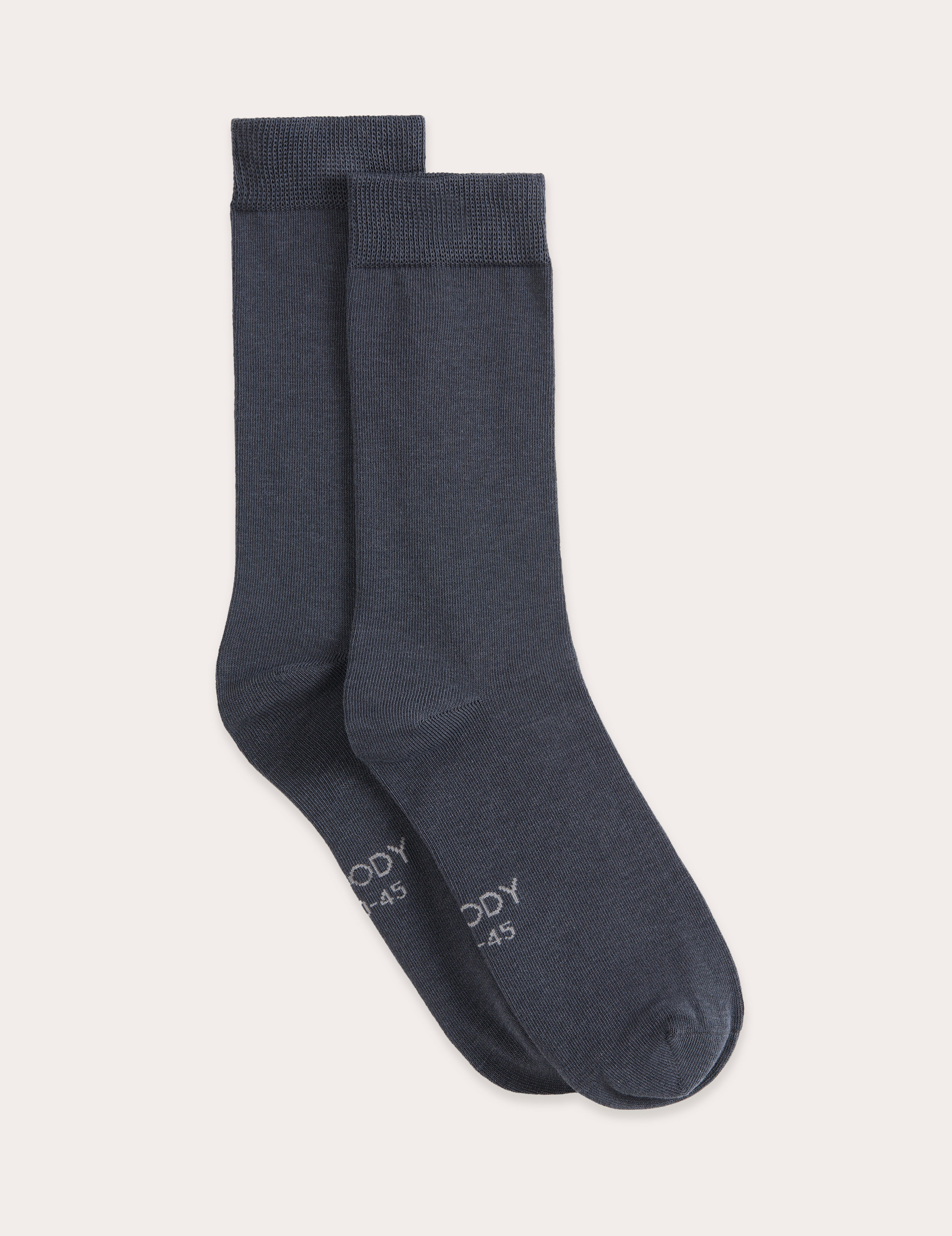 Comfortable Everyday Crew Socks for Men & Women - Slate Gray - Soft Cotton Casual Socks for Work, Gym & Daily Wear
