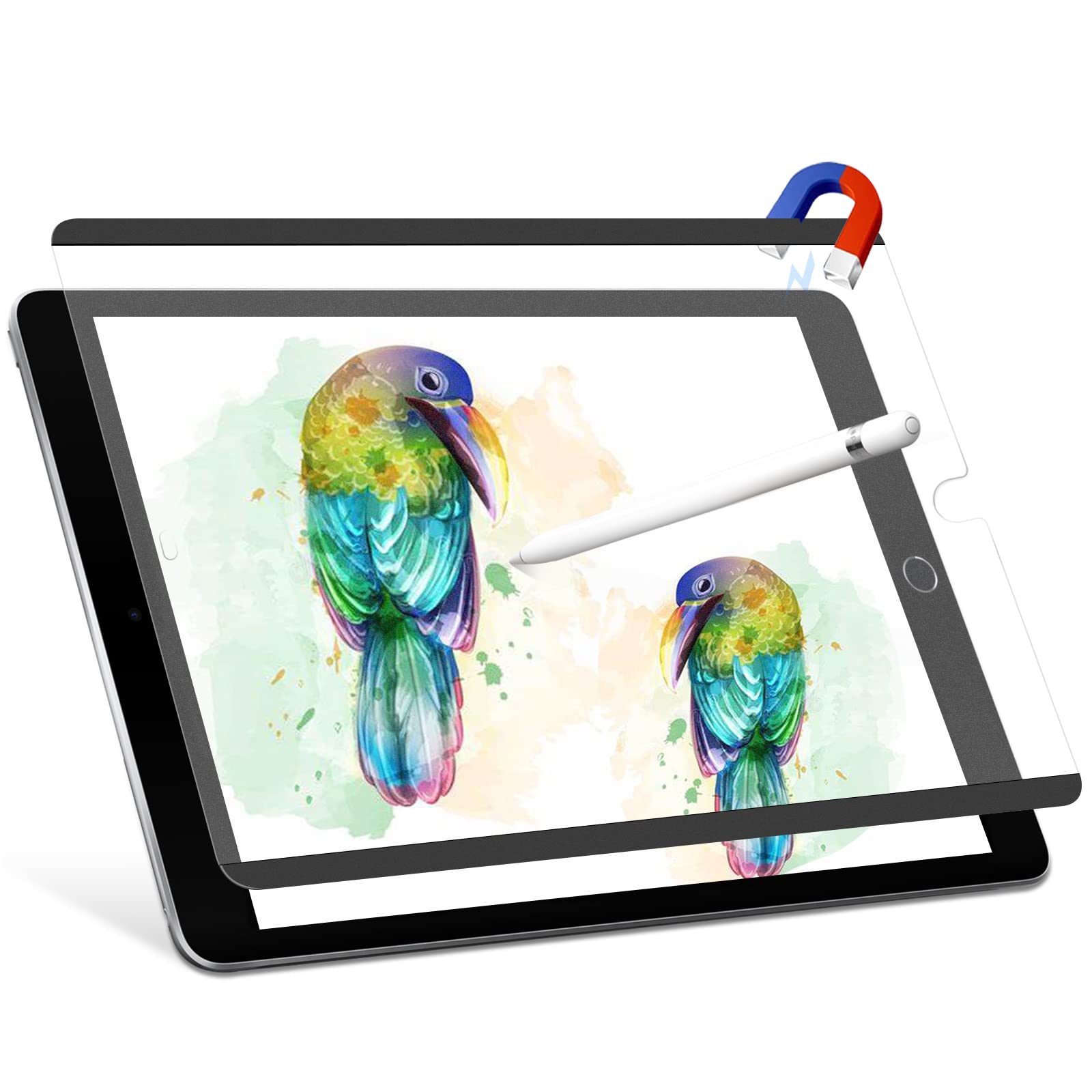 STARY Matte Paper-Like Screen Protector for iPad Air 3 (2019) & iPad Pro 10.5 (2017) - Anti-Glare, Scratch Resistant, Reusable, Bubble-Free - Perfect for Drawing, Note Taking & Digital Art