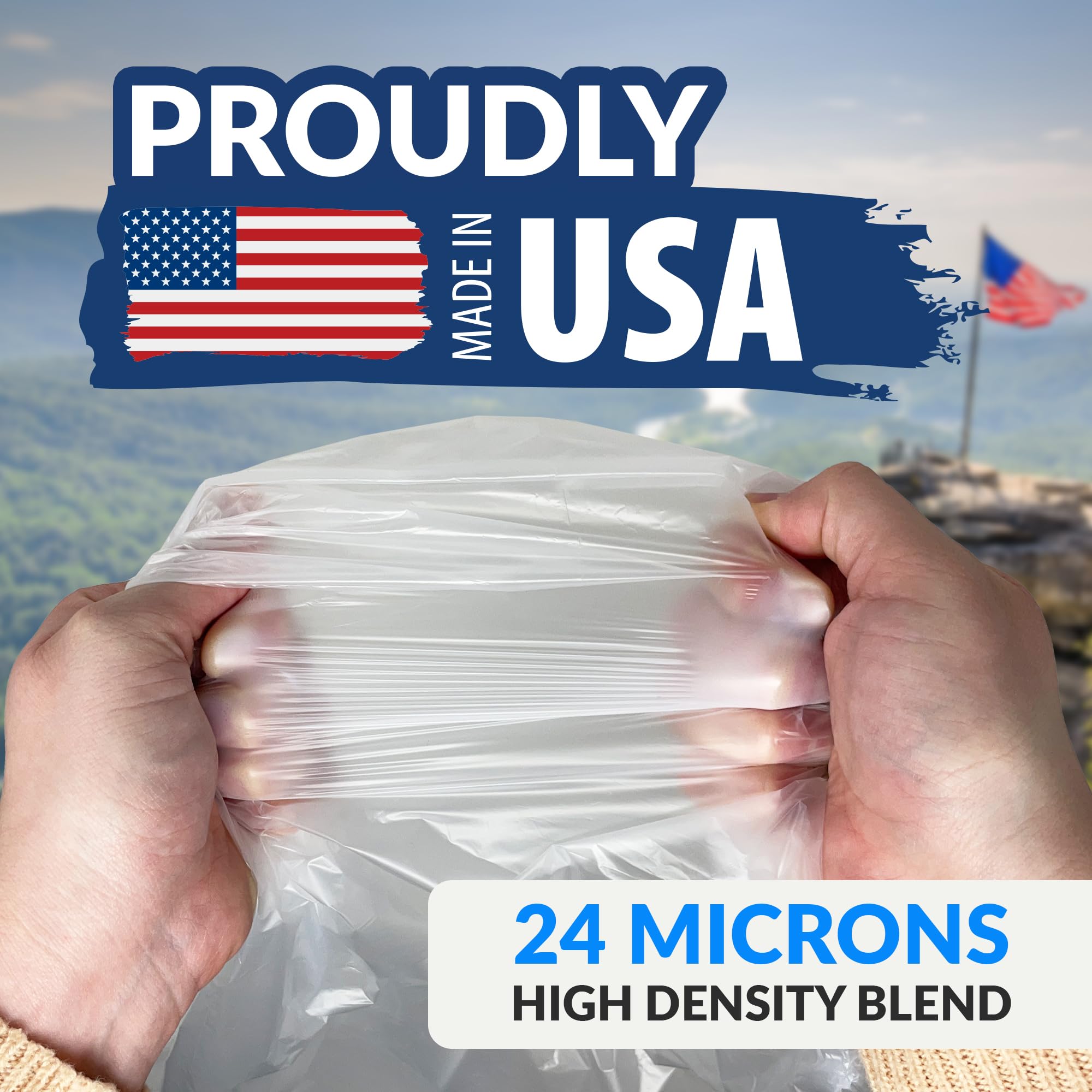 Reliable 95 Gallon Heavy Duty Trash Bags - 30 Count Super Size Clear Garbage Bags for Commercial & Home Use - Perfect for Construction Sites, Yard Waste & Large Cleanups