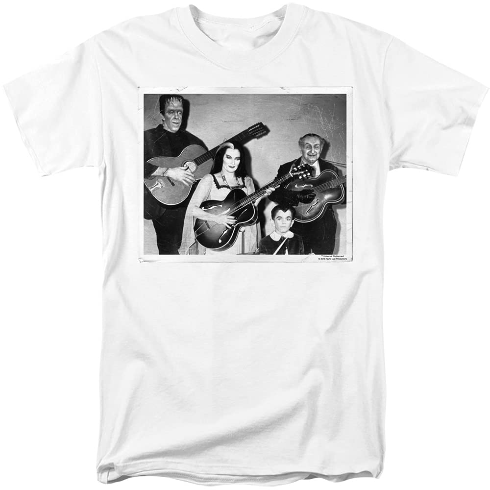 The Munsters Adult T-Shirt - NBC Play It Again Vintage TV Show Tee for Men & Women - Perfect for Halloween Costumes, Comic Con & Retro TV Fans