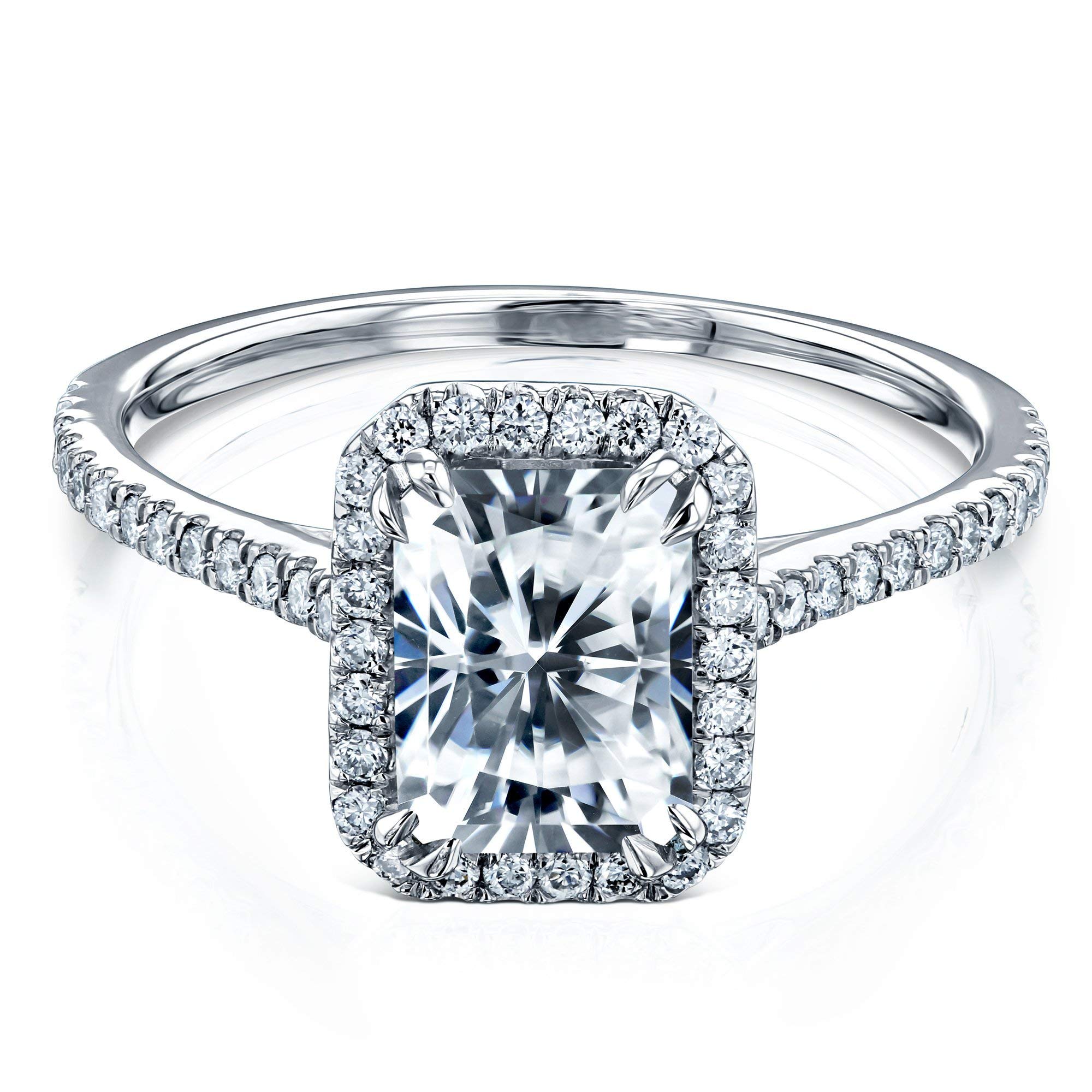 1.8ct Radiant Cut Forever One Moissanite Engagement Ring in 14K Gold - Perfect for Proposals, Weddings & Anniversary Gifts