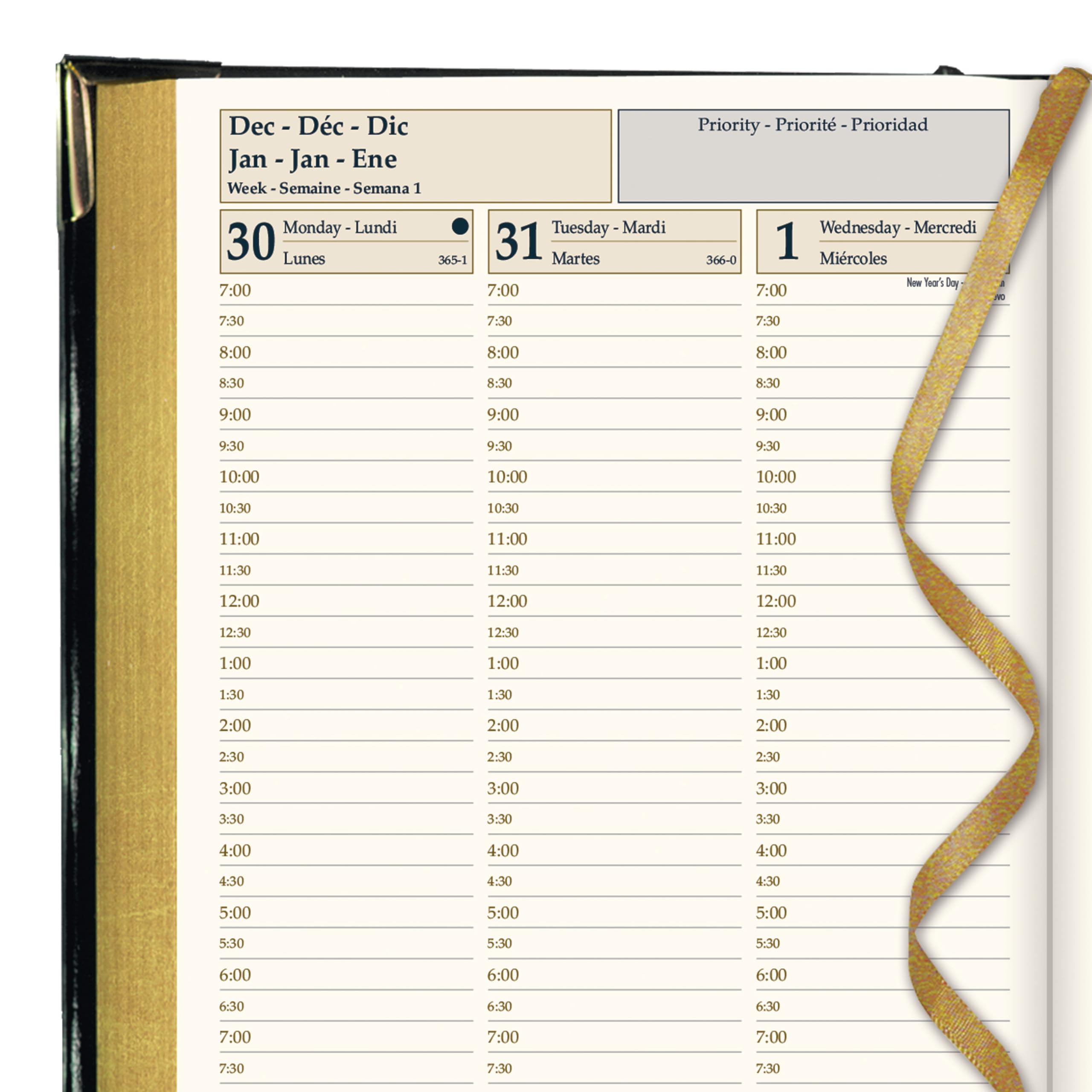 Brownline® 2025 Executive Weekly Planner - 12-Month Appointment Book (January-December) | 8.187