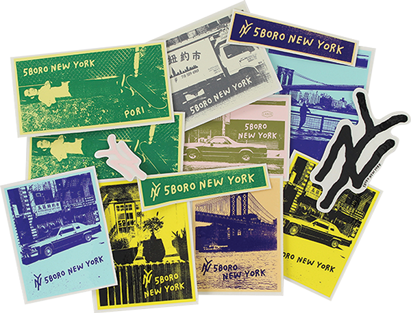 5boro 2022 14-Pack Assorted Decals - Premium Vinyl Stickers for Laptops, Water Bottles & Skateboards - DIY Decoration & Personalization