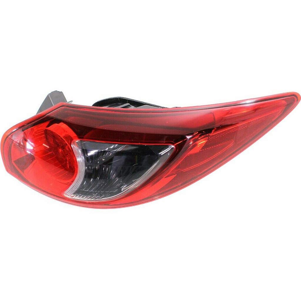 Mazda CX-5 Tail Light Assembly Passenger Side Outer 2013-2016 Models - CAPA MA2805111 | KD3351150C - Perfect Replacement for Damaged Lights & Nighttime Driving Safety