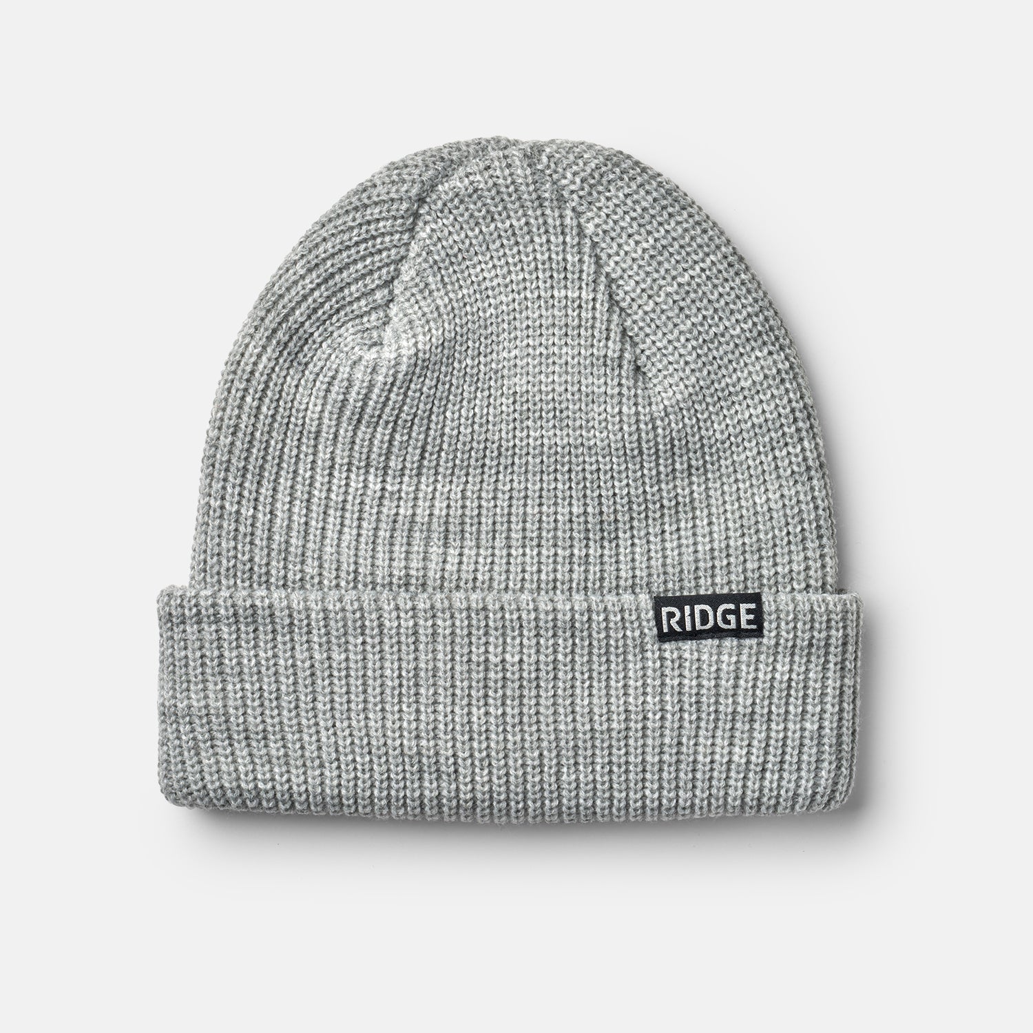 Ridge Classic Cuffed Beanie - Gunmetal Gray Winter Hat for Men & Women | Warm Knit Skull Cap for Outdoor Activities, Hiking, and Cold Weather Fashion
