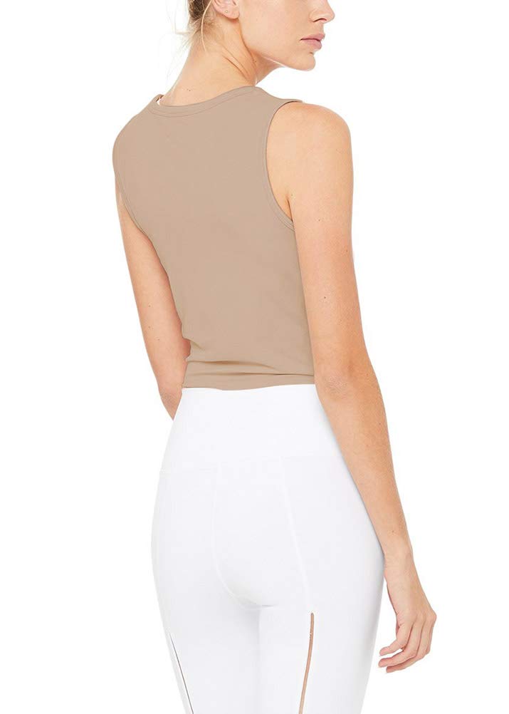 Bestisun Women's Cropped Workout Tops - Flowy Gym Athletic Shirts for Yoga & Exercise | Slim Fit Fitness Apparel for Running, Pilates & Gym Training