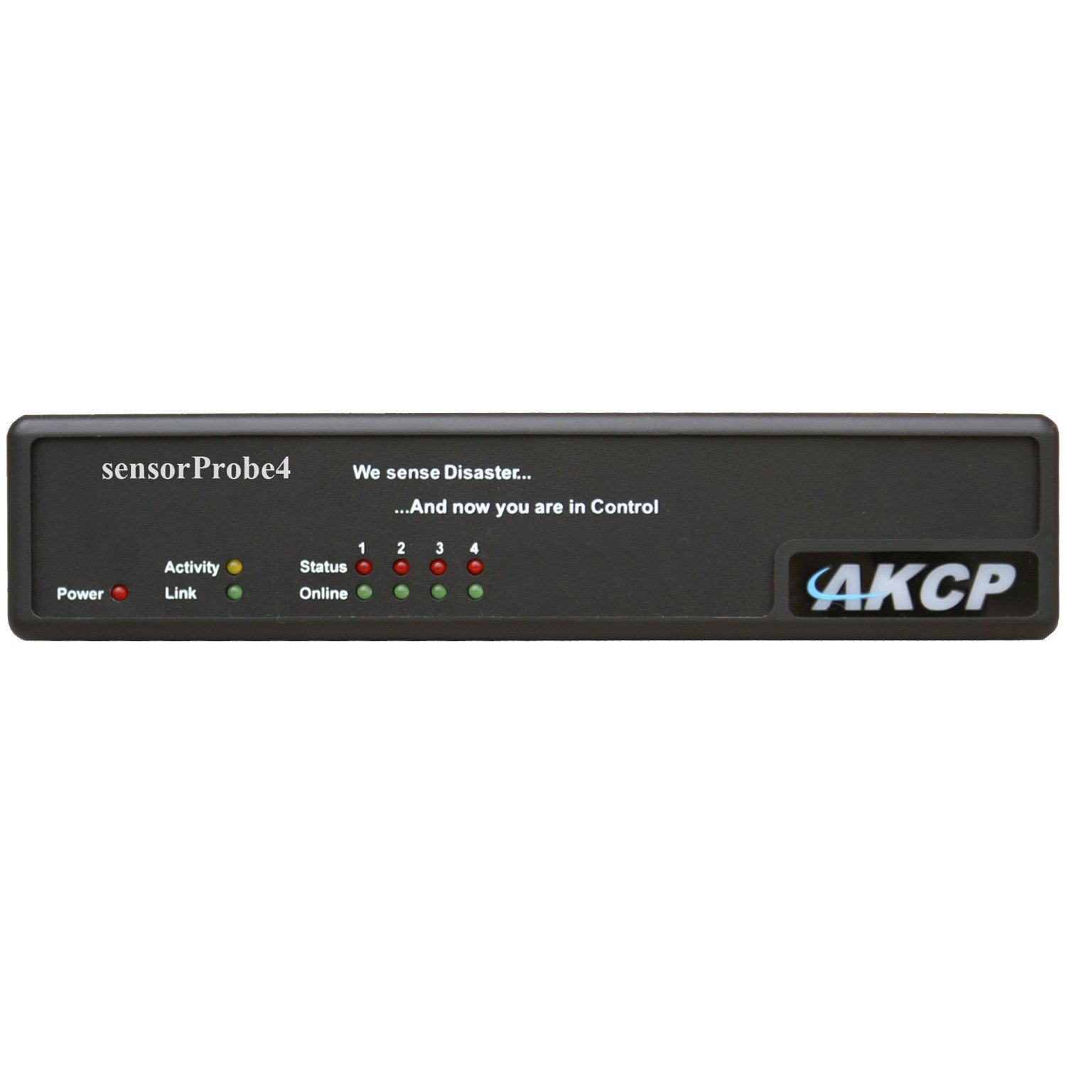 SensorProbe4 - 4 Port IP Sensor Monitor for Network Security & Environmental Monitoring | Remote Temperature, Humidity & Power Monitoring Device for Server Rooms, Data Centers & IT Infrastructure