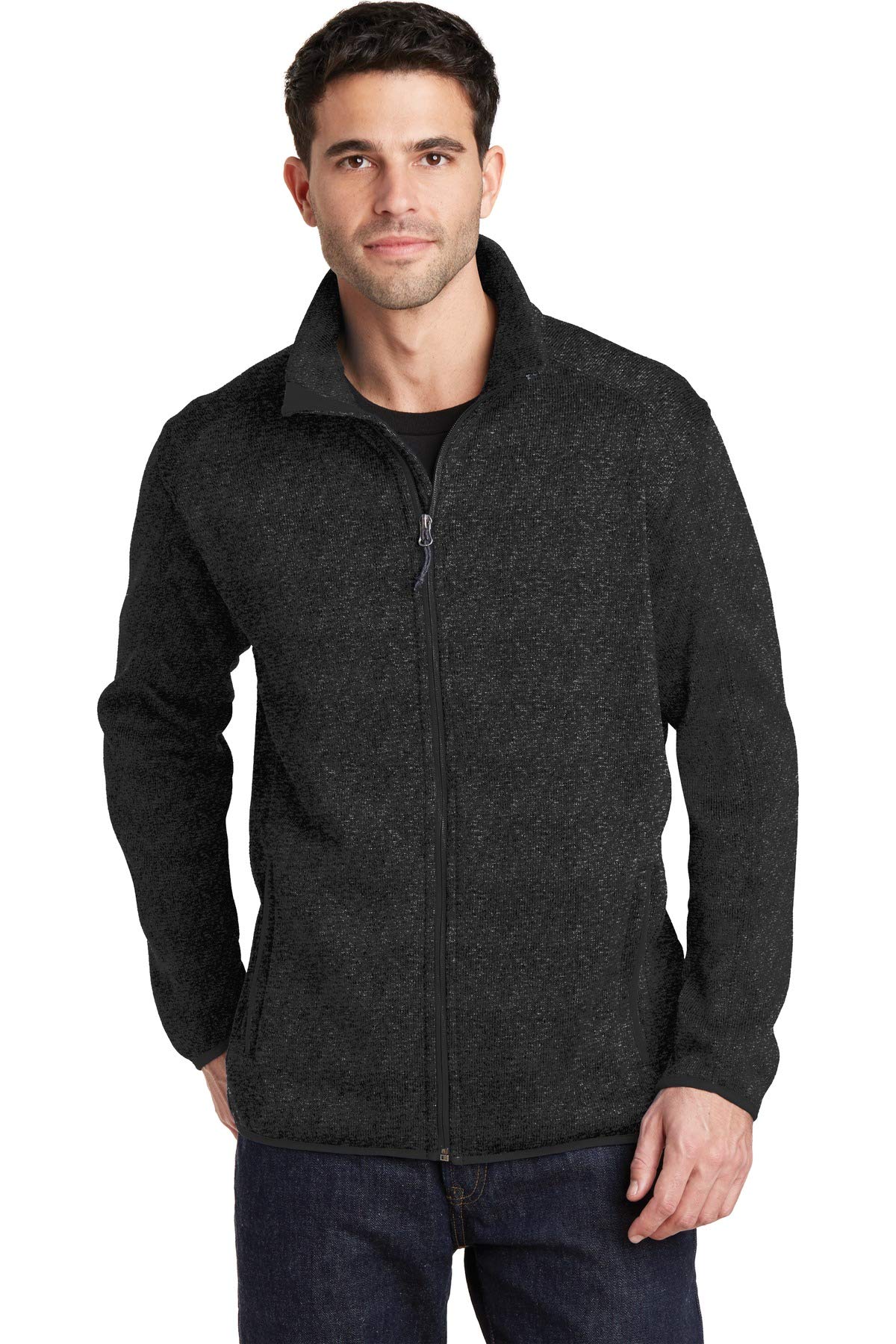 Port Authority Men's Fleece Jacket - Soft & Warm Pullover Sweater for Casual Wear | Perfect for Outdoor Activities, Work & Layering in Cold Weather