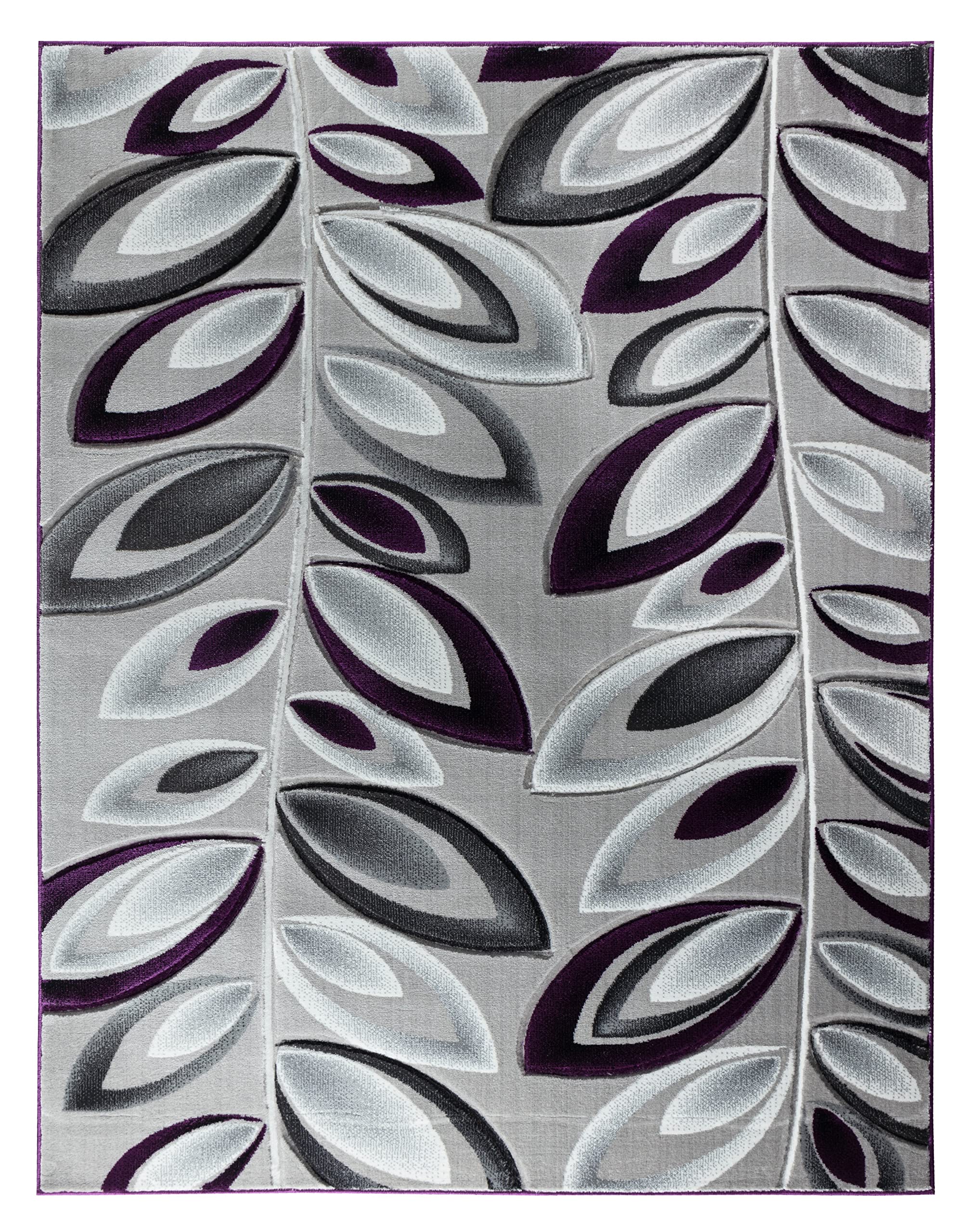 Hand-Carved Abstract Modern Area Rug - Premium Soft Non-Shedding Carpet for Living Room, Bedroom & Dining Room - Perfect for Contemporary Home Decor & Cozy Spaces