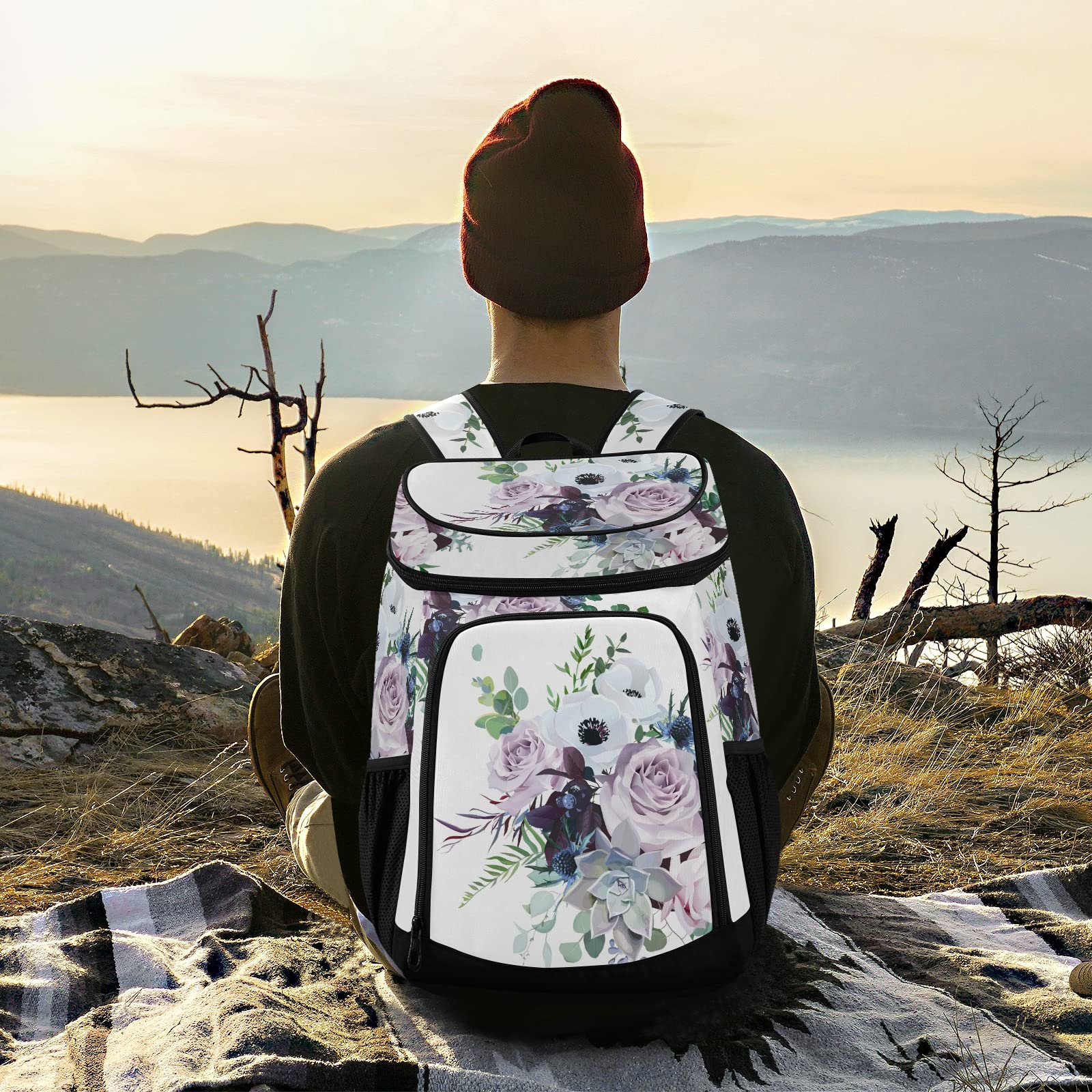 Insulated Leakproof Cooler Backpack for Women & Men - Large Capacity Picnic Lunch Bag for Work, Fishing, Hiking, Camping, Beach & Outdoor Activities | Perfect for Picnics, BBQs, Travel & Daily Commute