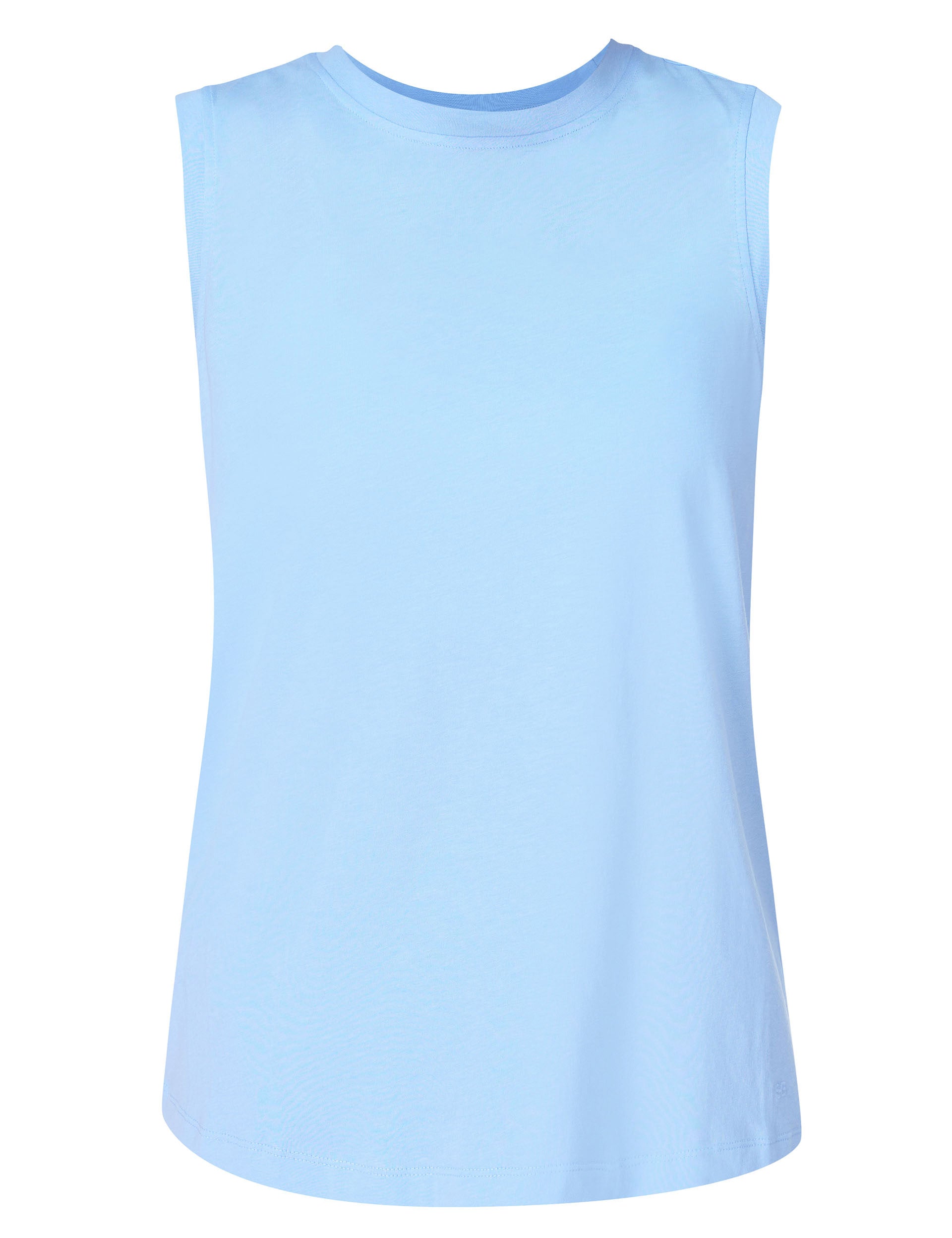 Essential Sleeveless Vest for Women - Lightweight Breeze Blue Summer Tank Top | Perfect for Outdoor Activities, Beach & Casual Wear