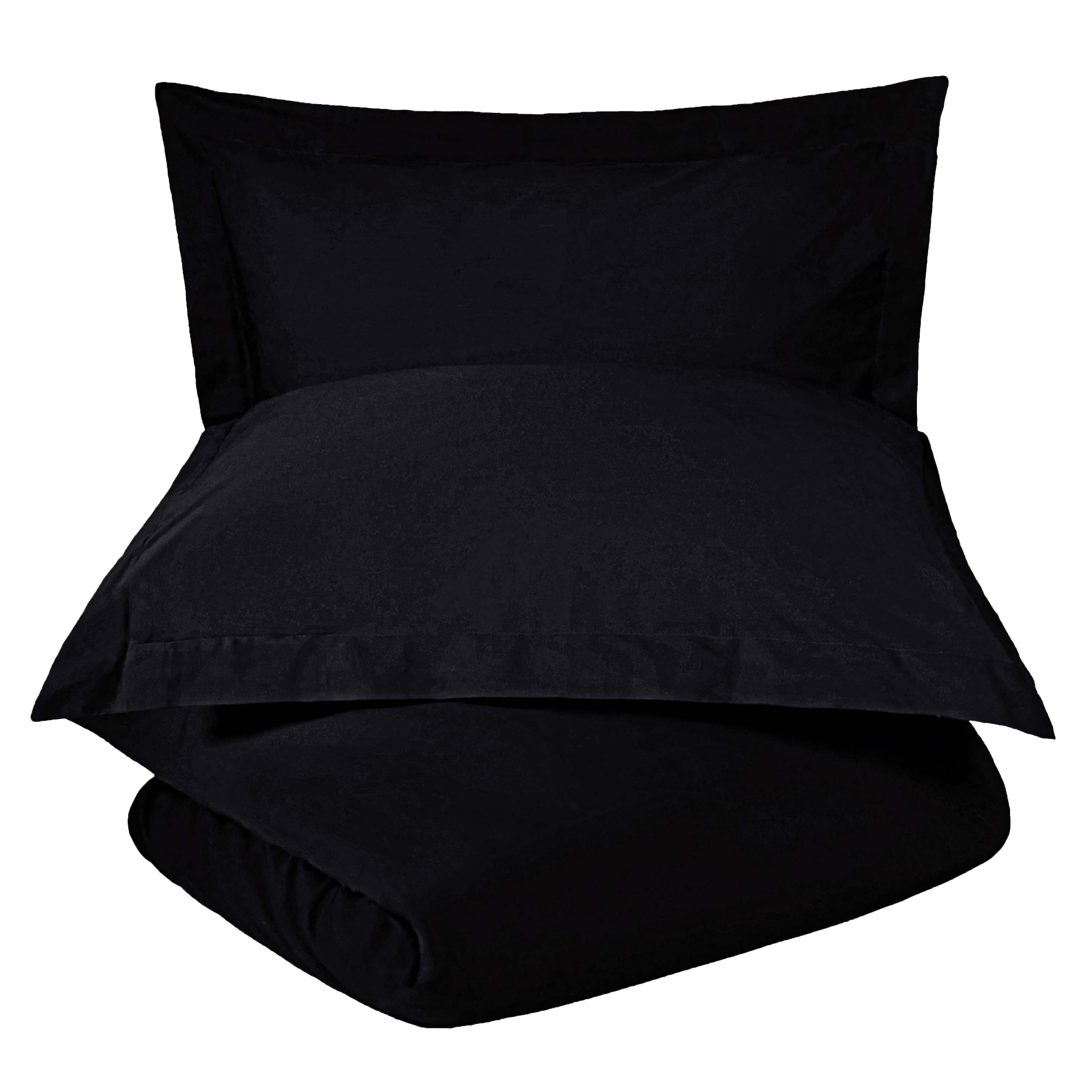 Wrinkle Resistant Cotton Blend Duvet Cover Set - Soft & Durable Bedding for All Seasons | Perfect for Master Bedroom, Guest Room & College Dorm