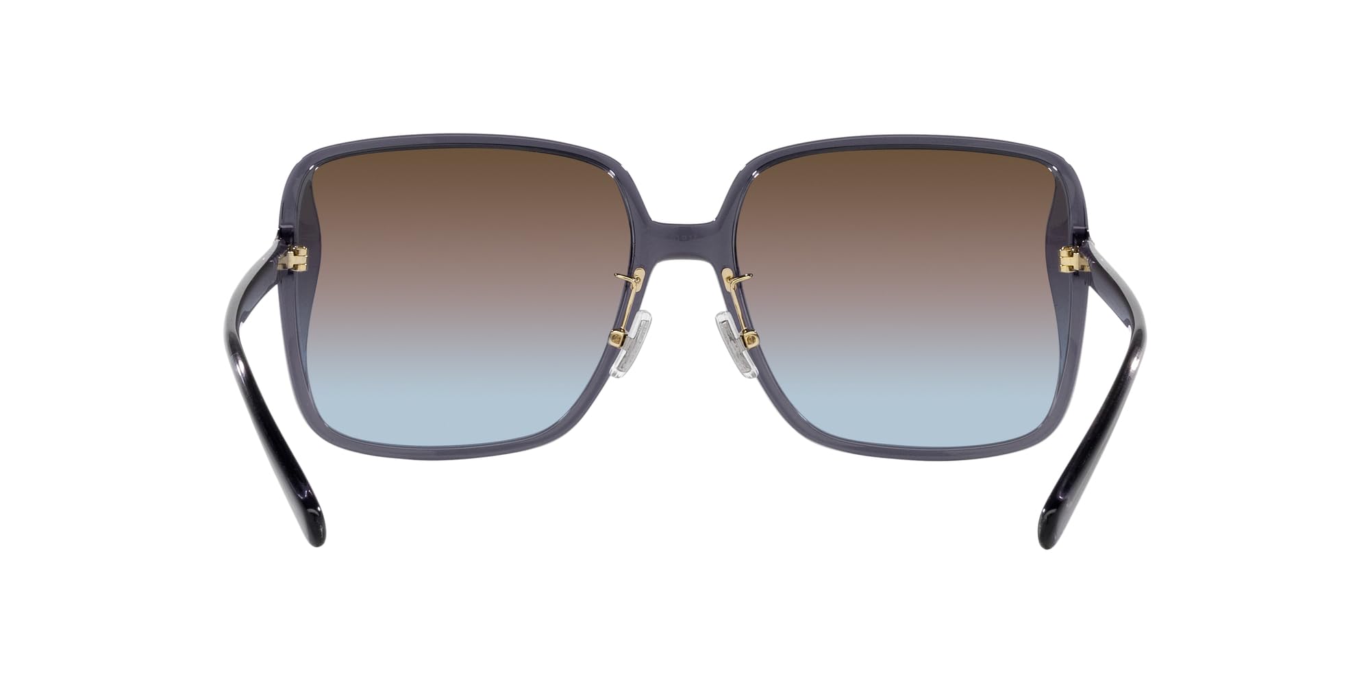 Coach Women's HC8368D Square Sunglasses - UV Protection, Polarized Lenses, Stylish & Lightweight for Outdoor Activities, Driving, and Beach Vacations