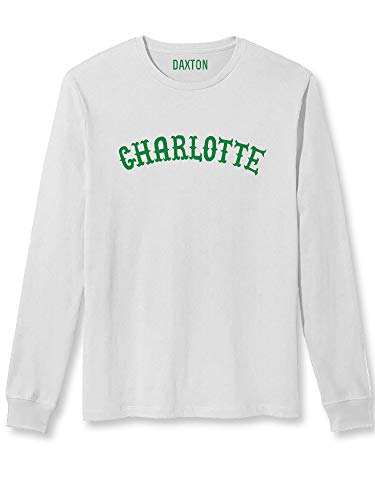 White Tee Green Font