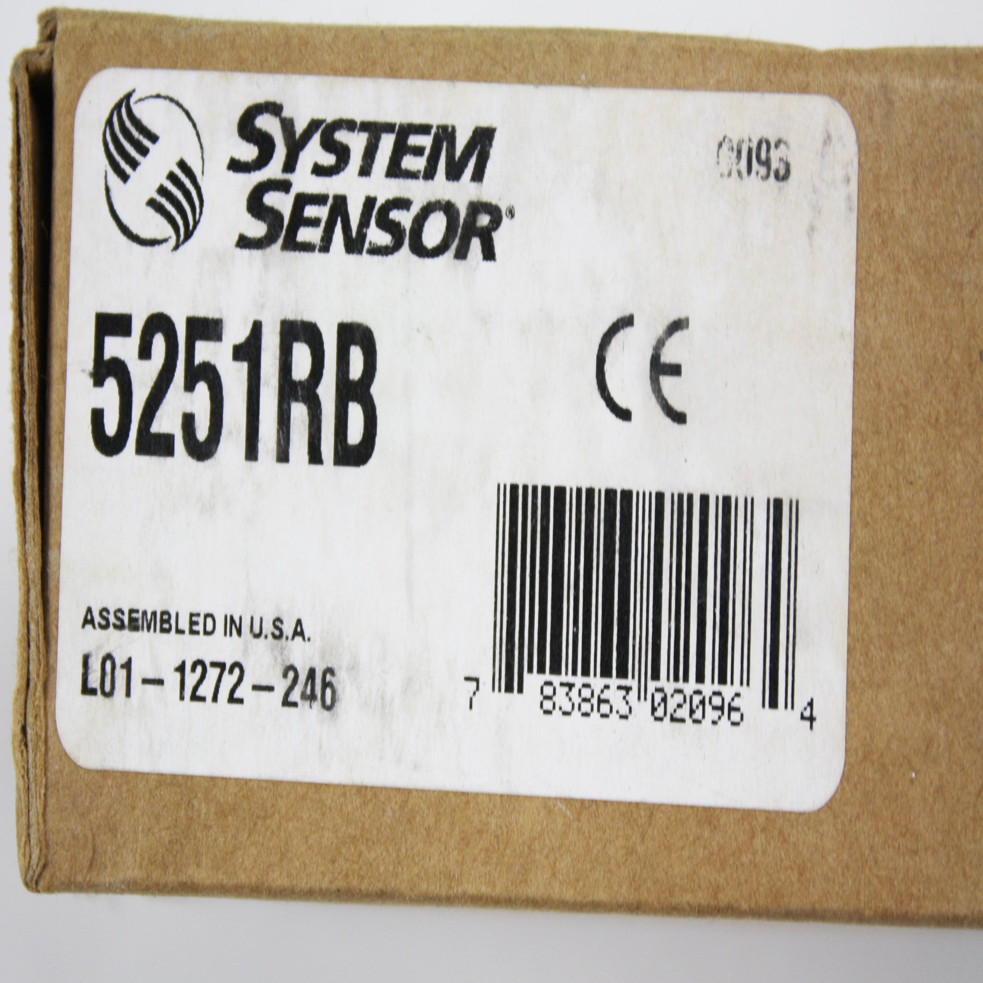 System Sensor 5251RB Rate-of-Rise Thermal Heat Detector - Fire Alarm System Sensor for Home & Commercial Safety - Ideal for Kitchens, Garages, and Industrial Areas