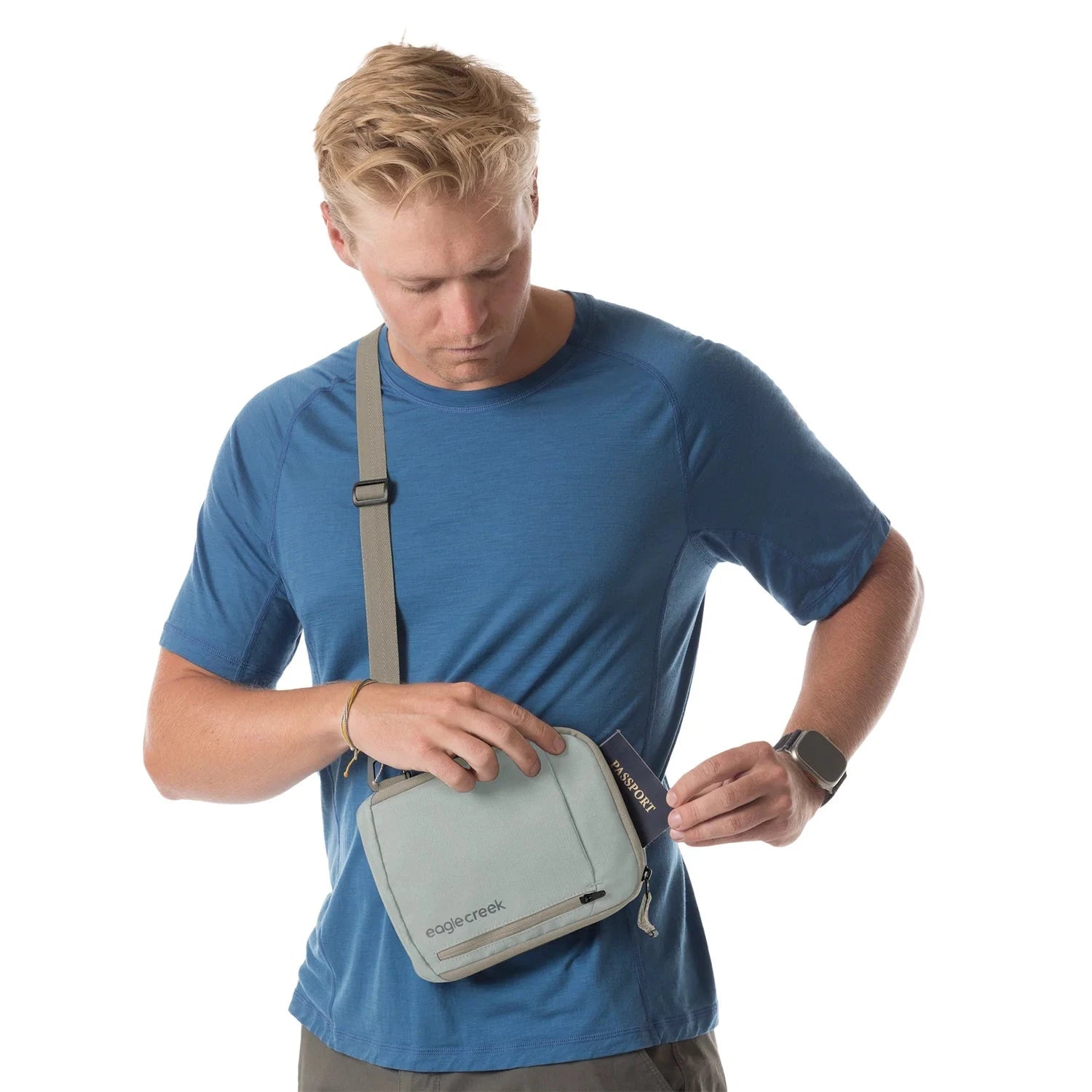 Eagle Creek RFID Blocking Crossbody Bag - Secure Travel & Everyday Anti-Theft Purse for Women & Men - Perfect for Commuting, Shopping & City Exploration