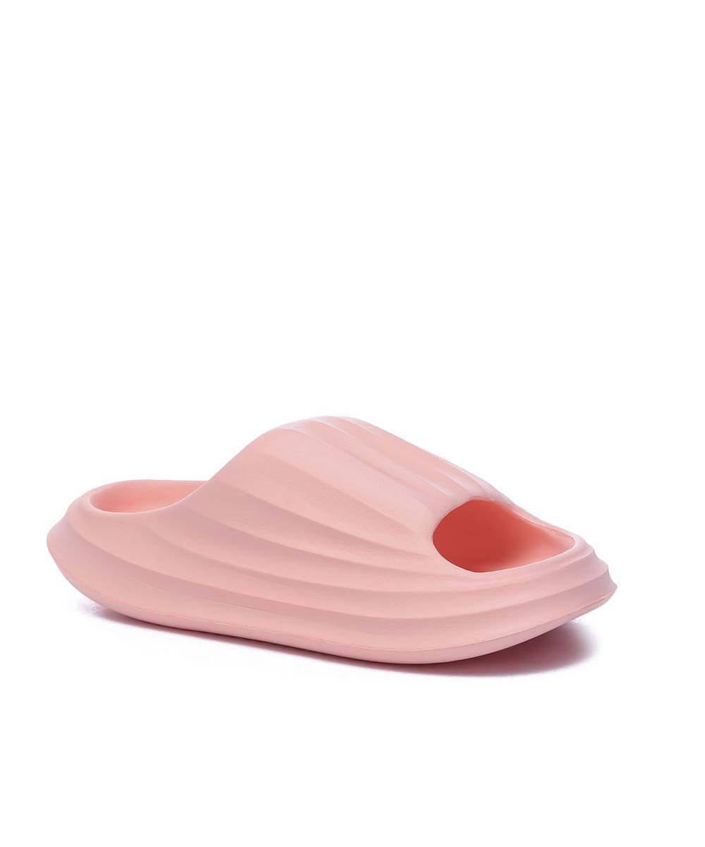 Women's Comfortable Ripple Air Slide Sandals - Breathable Lightweight Slides for Summer, Beach, Pool, and Indoor Wear
