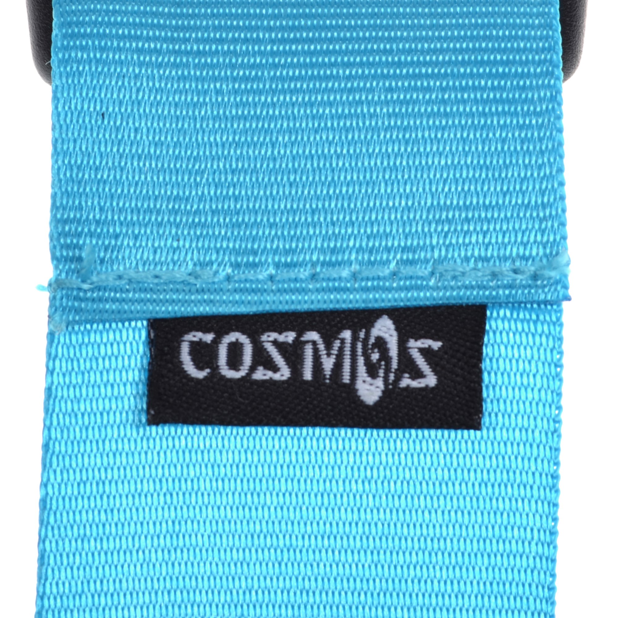 Cosmos Premium Nylon Add-A-Bag Travel Luggage Strap with Quick Release Buckle - Light Blue | Secure Carry-On, Suitcase, Backpack Attachment for Airplane, Train & Road Trips