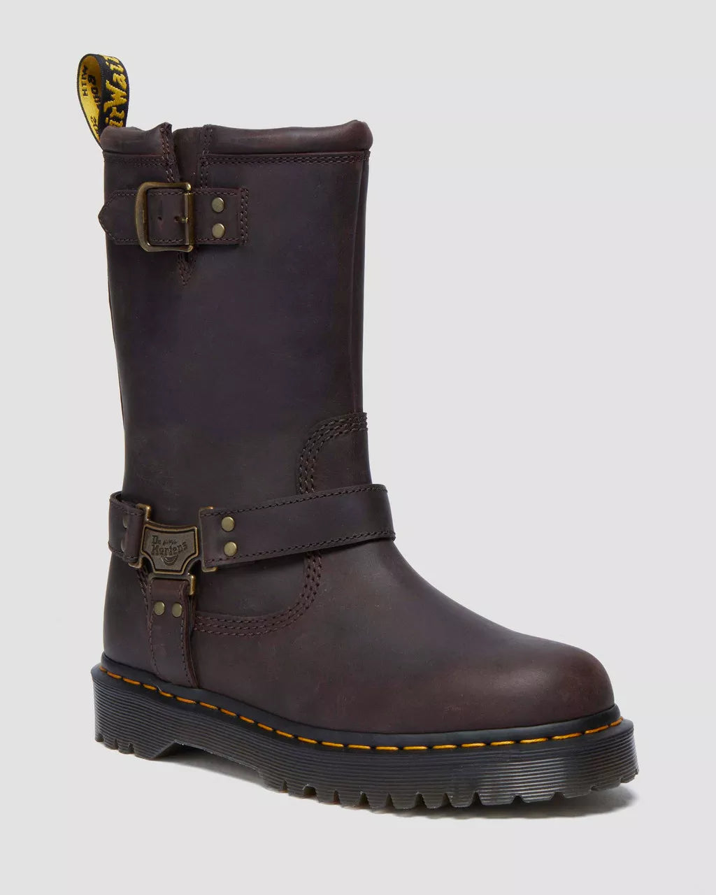 Anistone Genuine Leather Biker Boots for Men & Women - Stylish Motorcycle Riding Boots with Comfortable Cushion - Perfect for Motorcycling, Fashion Outfits and Outdoor Adventures