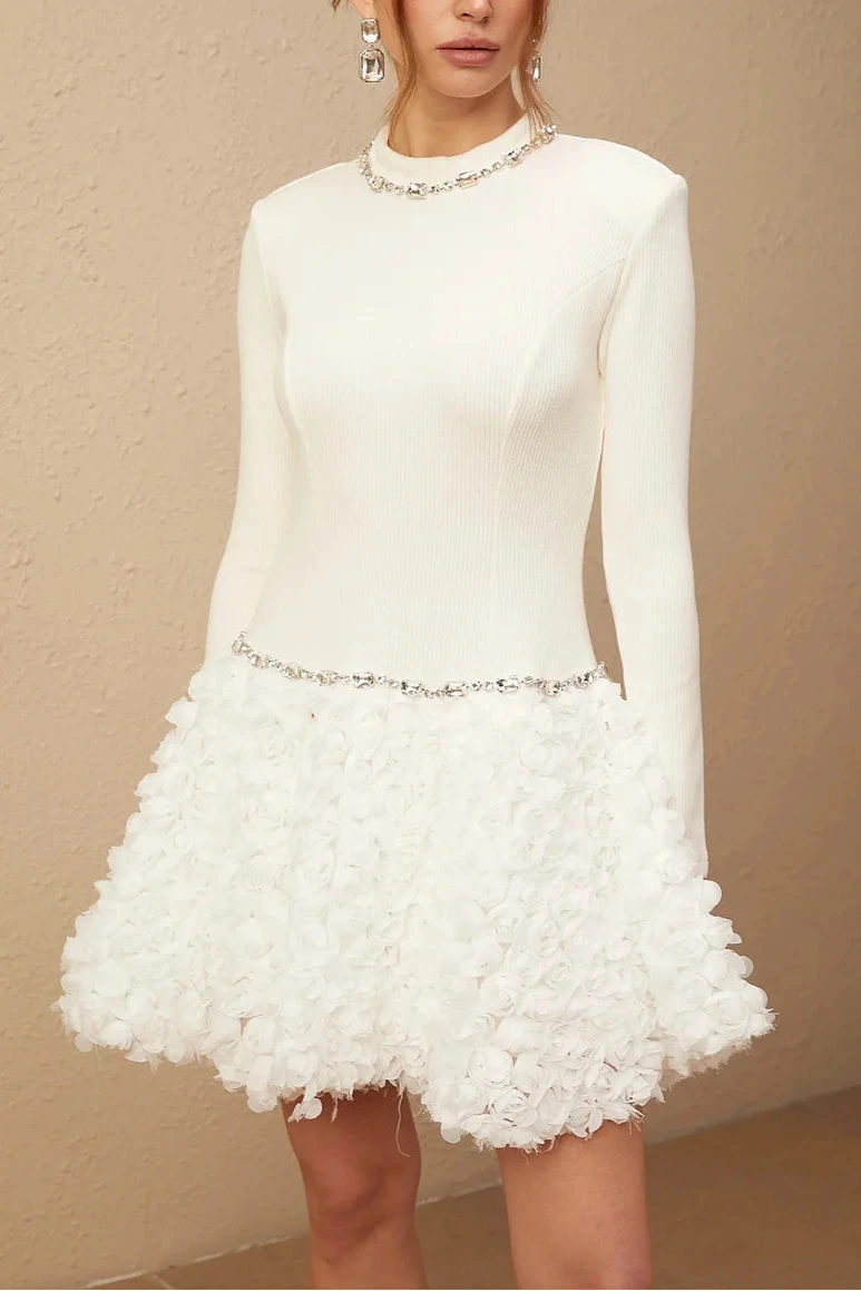 CLARA Embellished Mini Dress - Elegant Party & Evening Wear for Women | Perfect for Cocktail Dresses, Night Out, Date Night & Special Occasions