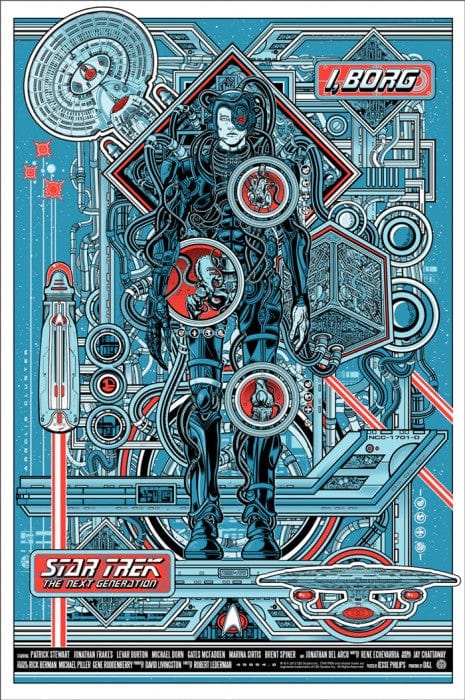 Jesse Philips Borg Poster - High Quality Art Print for Home, Office & Gifts - Perfect for Sci-Fi Fans & Pop Culture Decor