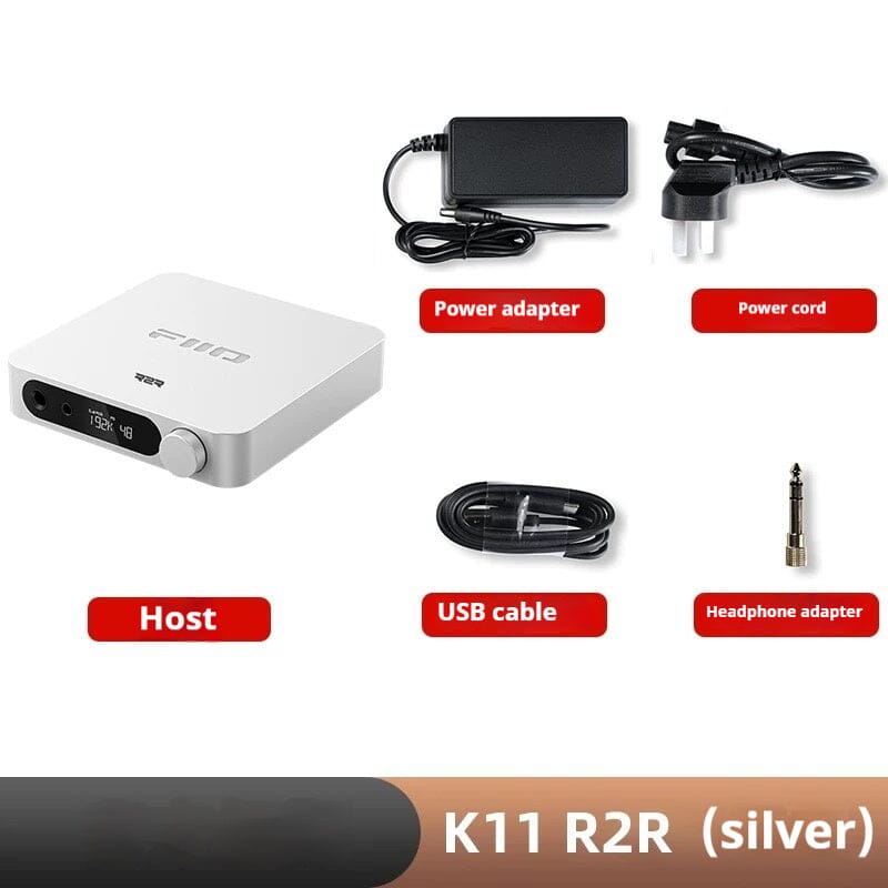 FiiO K11 R2R High Performance Desktop DAC & Headphone Amplifier - Audiophile Grade Sound for Home Studio, Gaming & Music Listening