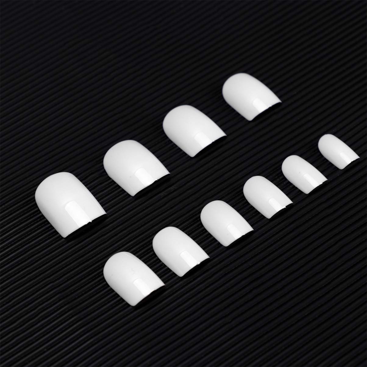 1 Set Fake Nail Tips for Women - Full Artificial Nails with Decals - DIY Manicure Stickers for Home Salon & Professional Use - Perfect for Parties, Weddings, and Everyday Beauty