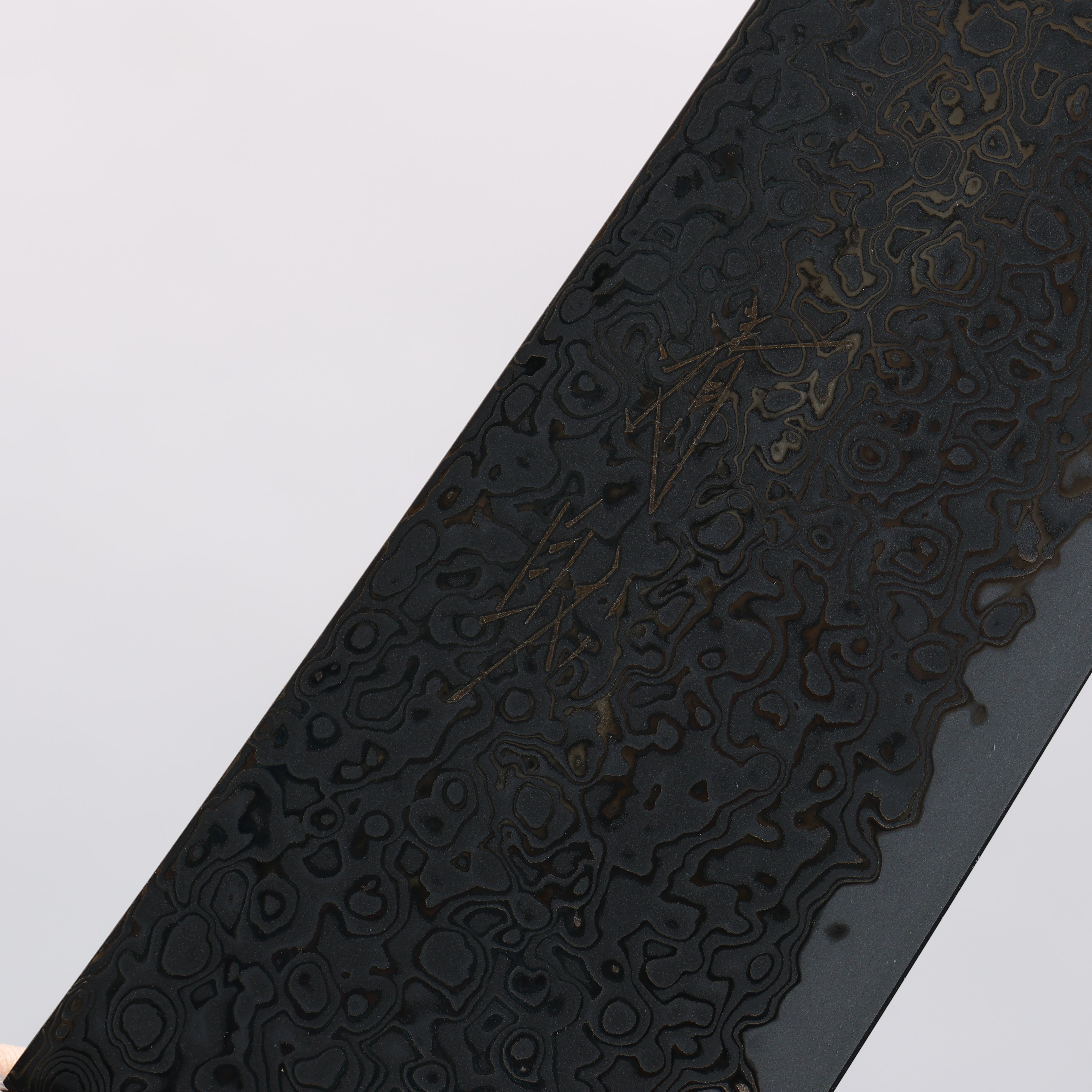 Premium Seisuke SG2 Black Damascus Gyuto Knife 210mm - High Carbon Stainless Steel Blade with Ebony Wood Handle - Perfect for Professional Chefs & Home Cooking, Slicing, Dicing, and Precision Cutting