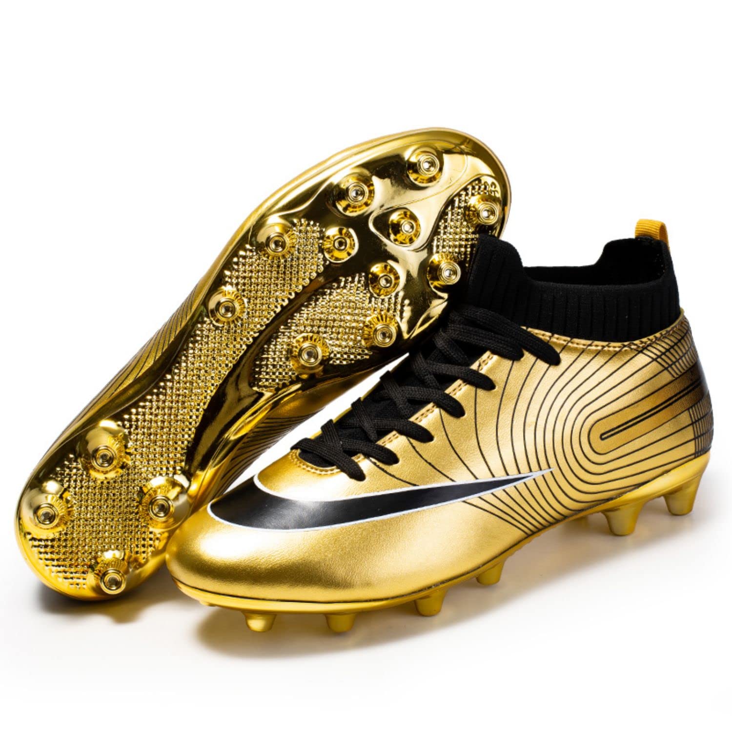 Men's & Boys' Football Cleats - Lightweight Soccer Shoes for Training & Matches on Grass Fields | Perfect for Practice, Games & Outdoor Sports
