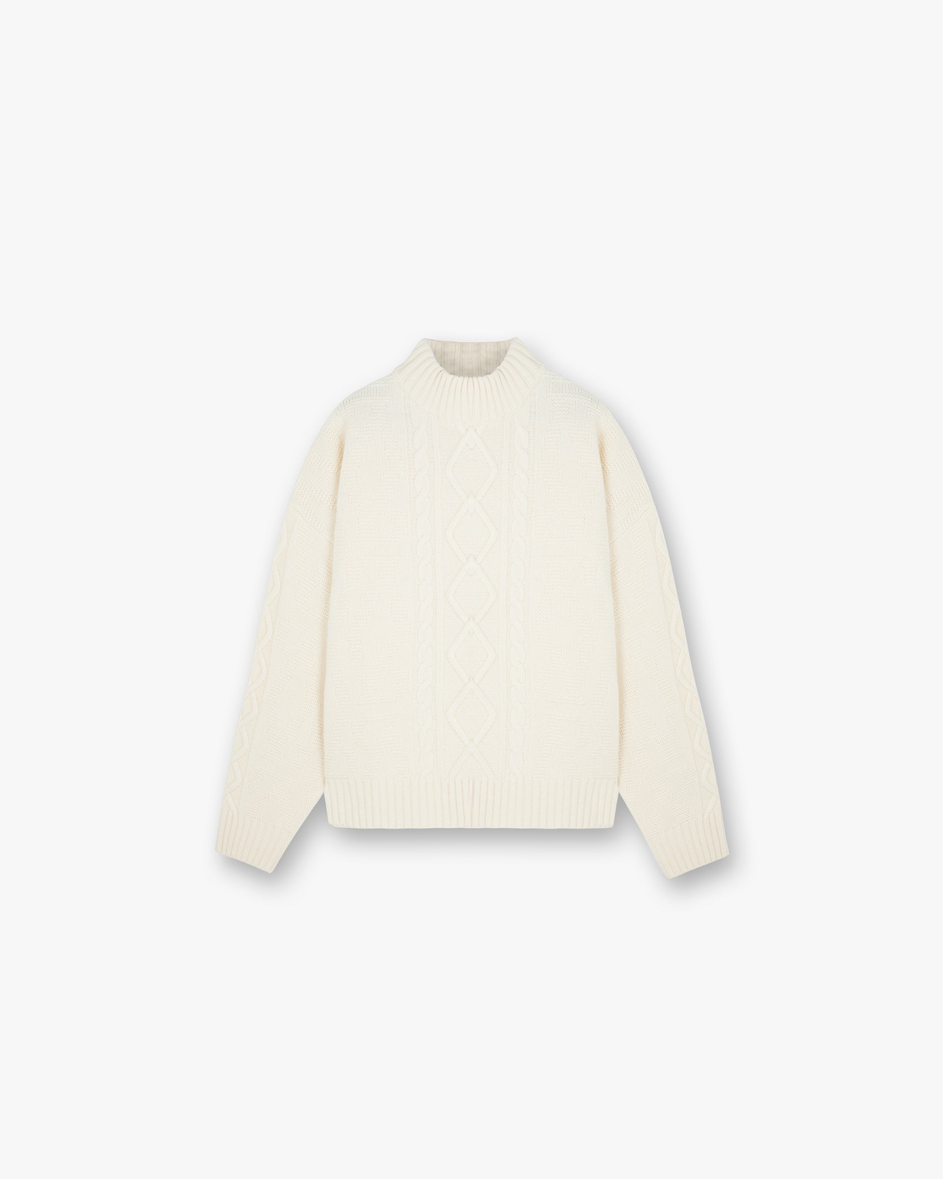 Gallagher Knit Sweater - Soft Cream Pullover for Women | Cozy Winter Wear & Casual Outfits