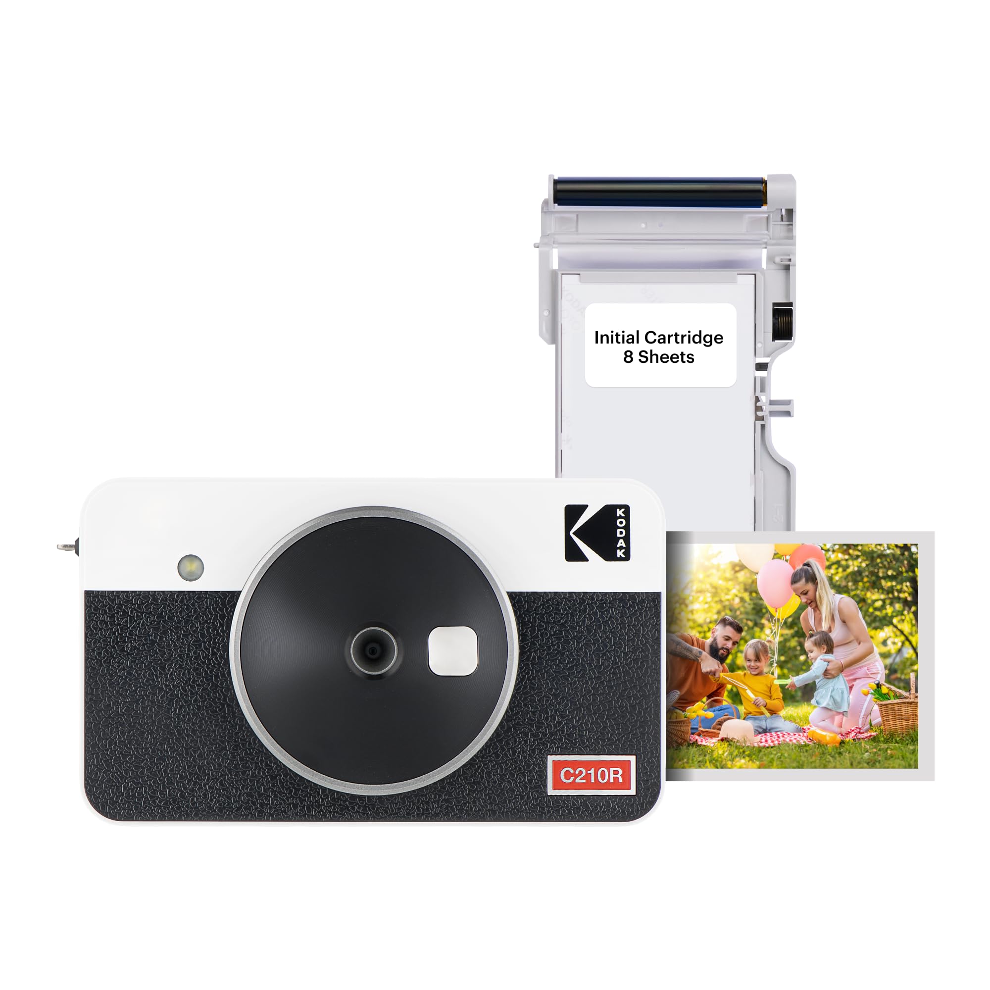 KODAK Mini Shot 2 Retro 4PASS 2-in-1 Instant Digital Camera & Photo Printer - Print 2.1x3.4