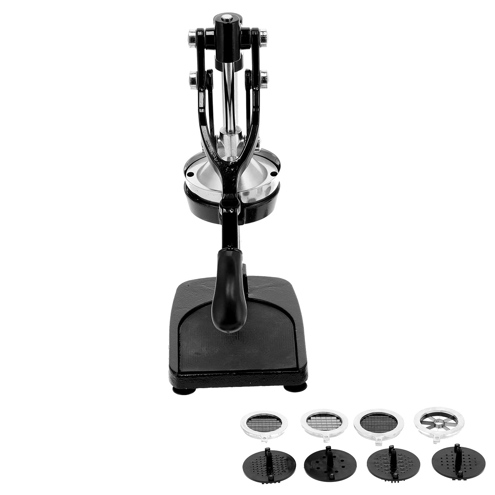 Professional Manual Citrus Juicer - Heavy Duty Orange & Lime Squeezer with Gravity Press Technology - Perfect for Fresh Juice Bars, Home Kitchens & Healthy Breakfasts - Black