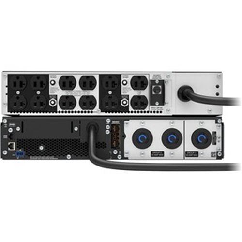 APC SRT3000RMXLT 5KTF Smart UPS SRT 3000VA 208V LCD Rackmount 4U Uninterruptible Power Supply with 12x NEMA 5-20R & 2x L6-20R Outlets, 208V to 120V Transformer - Ideal for Data Centers, Server Rooms & Network Equipment Backup