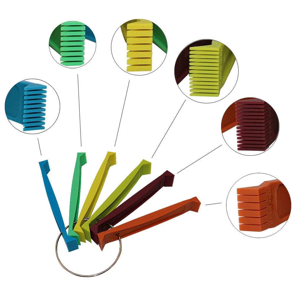 FCR6 Air Conditioner Fin Comb Set - Coil Fin Straightener Tool for Evaporator & Condenser Repair | HVAC Maintenance & AC Unit Restoration